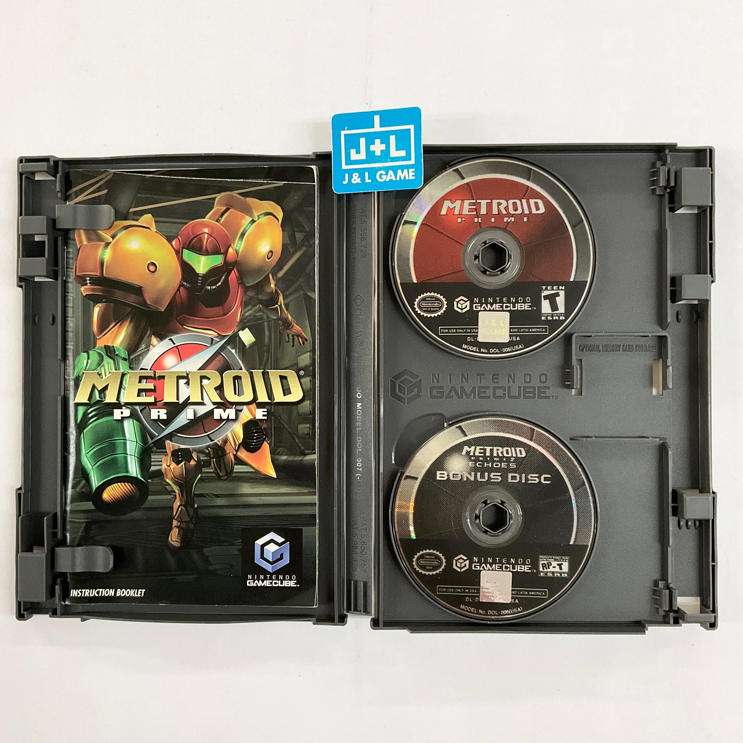 Metroid Prime With Bonus Disc - (GC) GameCube [Pre-Owned] Video Games Nintendo   
