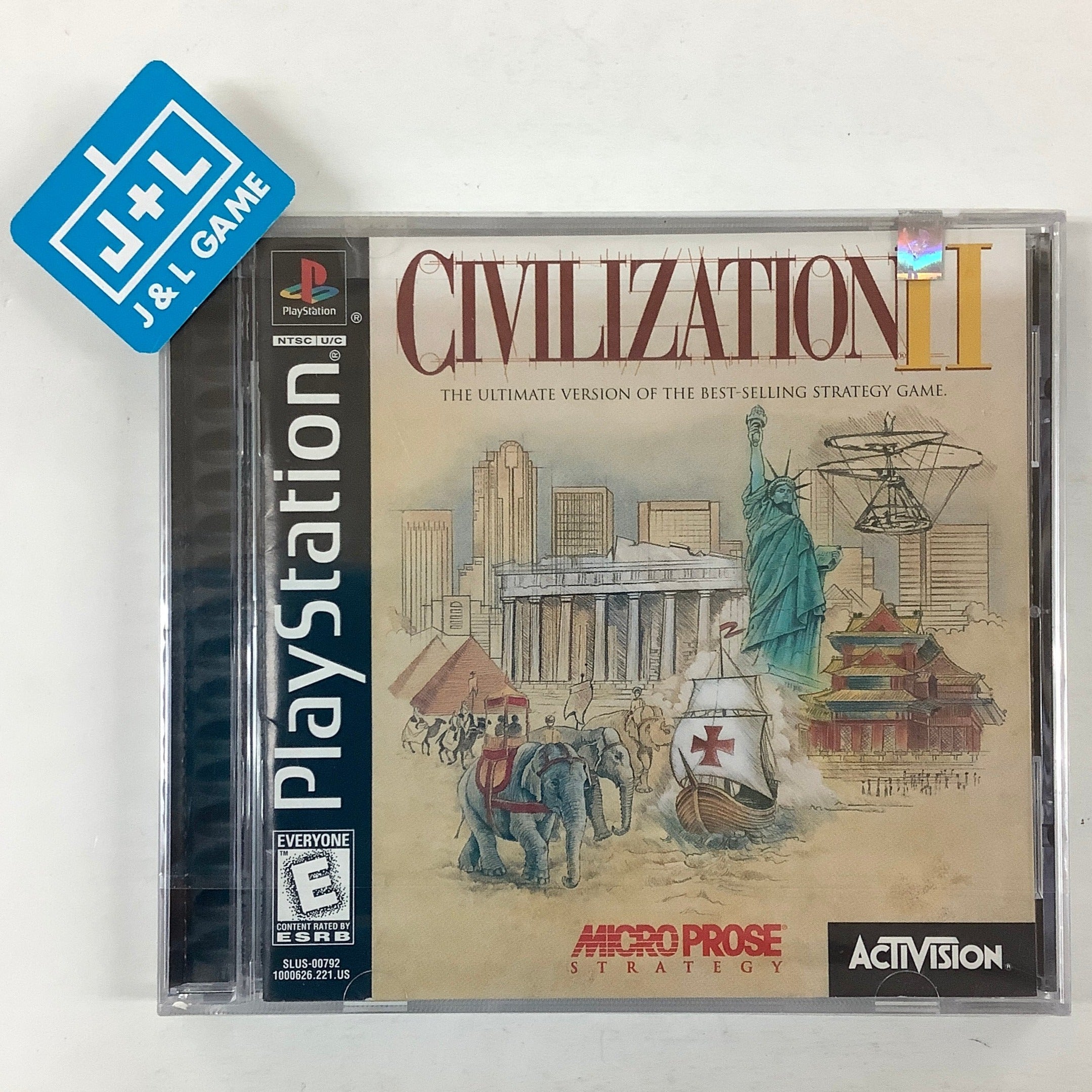 Civilization II - (PS1) PlayStation 1 Video Games Activision   