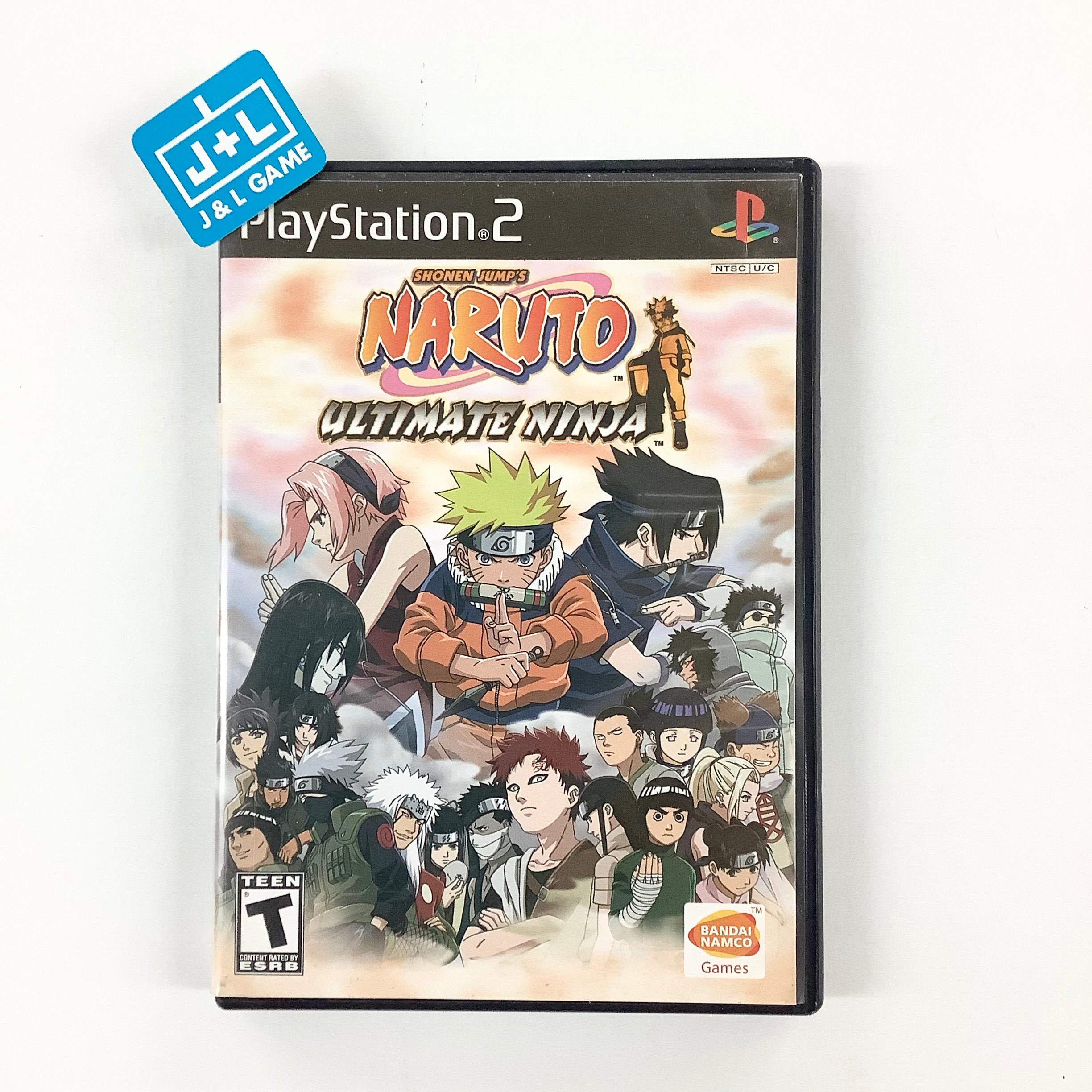 Naruto: Ultimate Ninja - (PS2) PlayStation 2 [Pre-Owned] Video Games Namco Bandai Games   