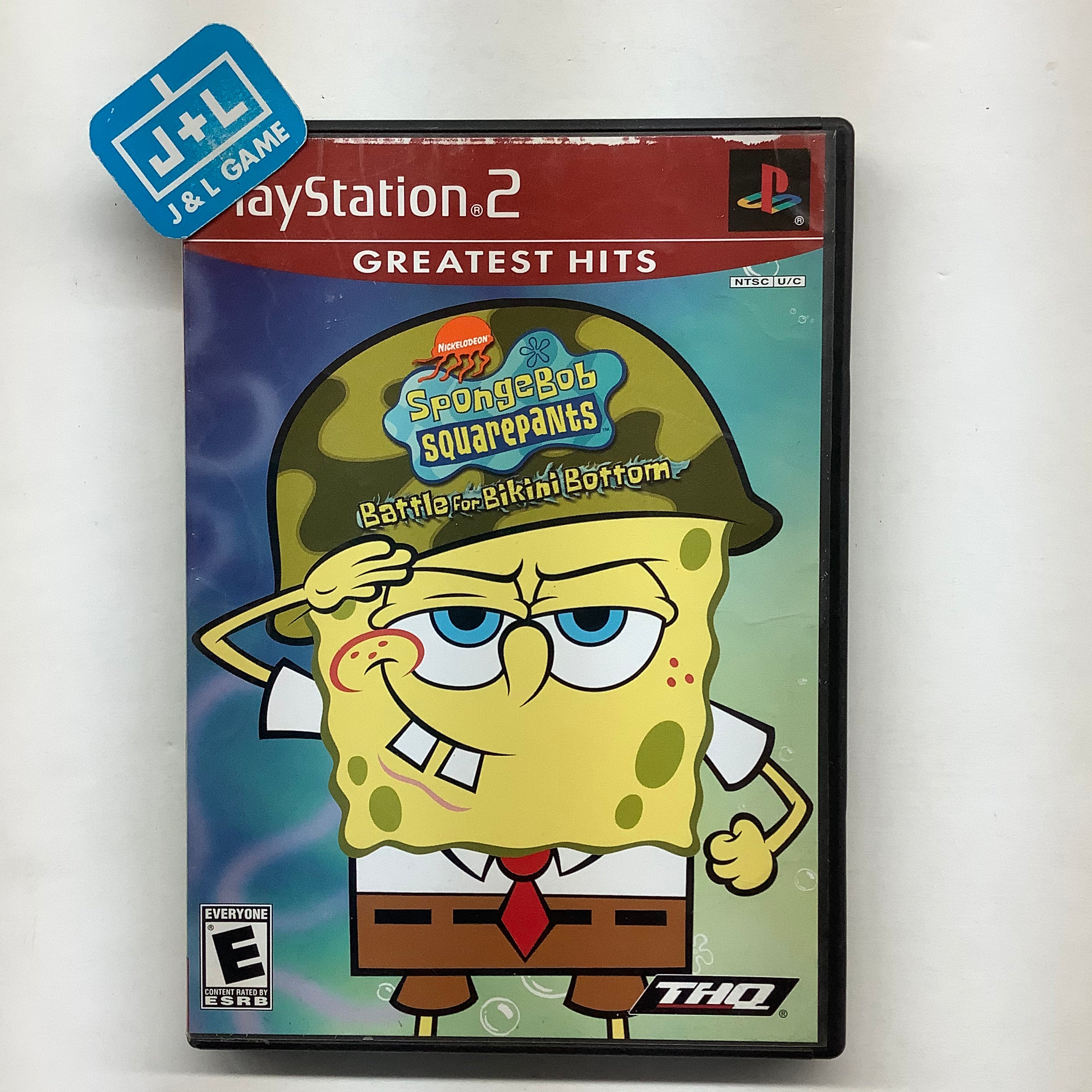 SpongeBob SquarePants: Battle for Bikini Bottom (Greatest Hits) - (PS2) PlayStation 2 [Pre-Owned] Video Games THQ   