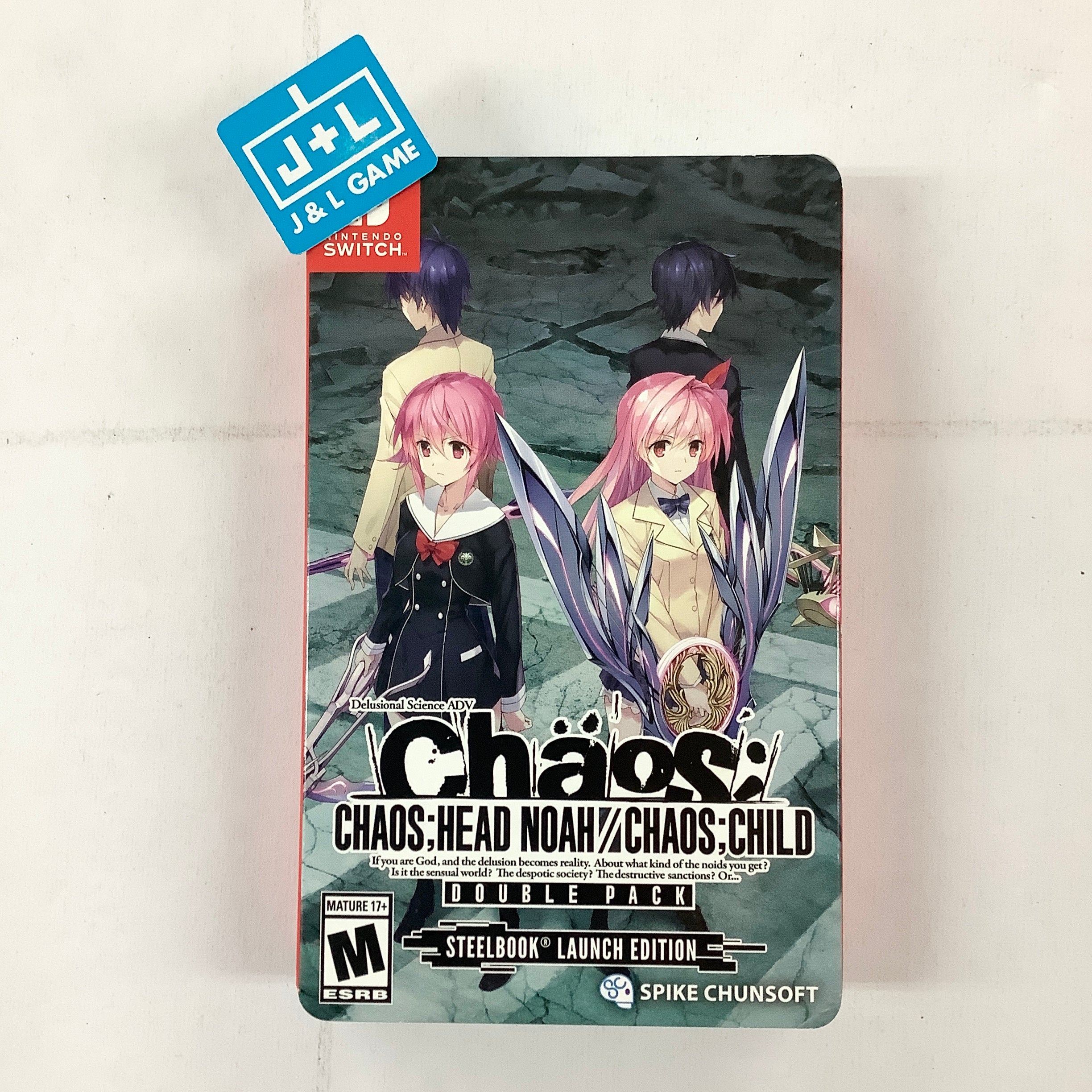 Chaos;Head Noah / Chaos;Child Double Pack (SteelBook Launch Edition) - (NSW) Nintendo Switch [UNBOXING] Video Games Spike Chunsoft   