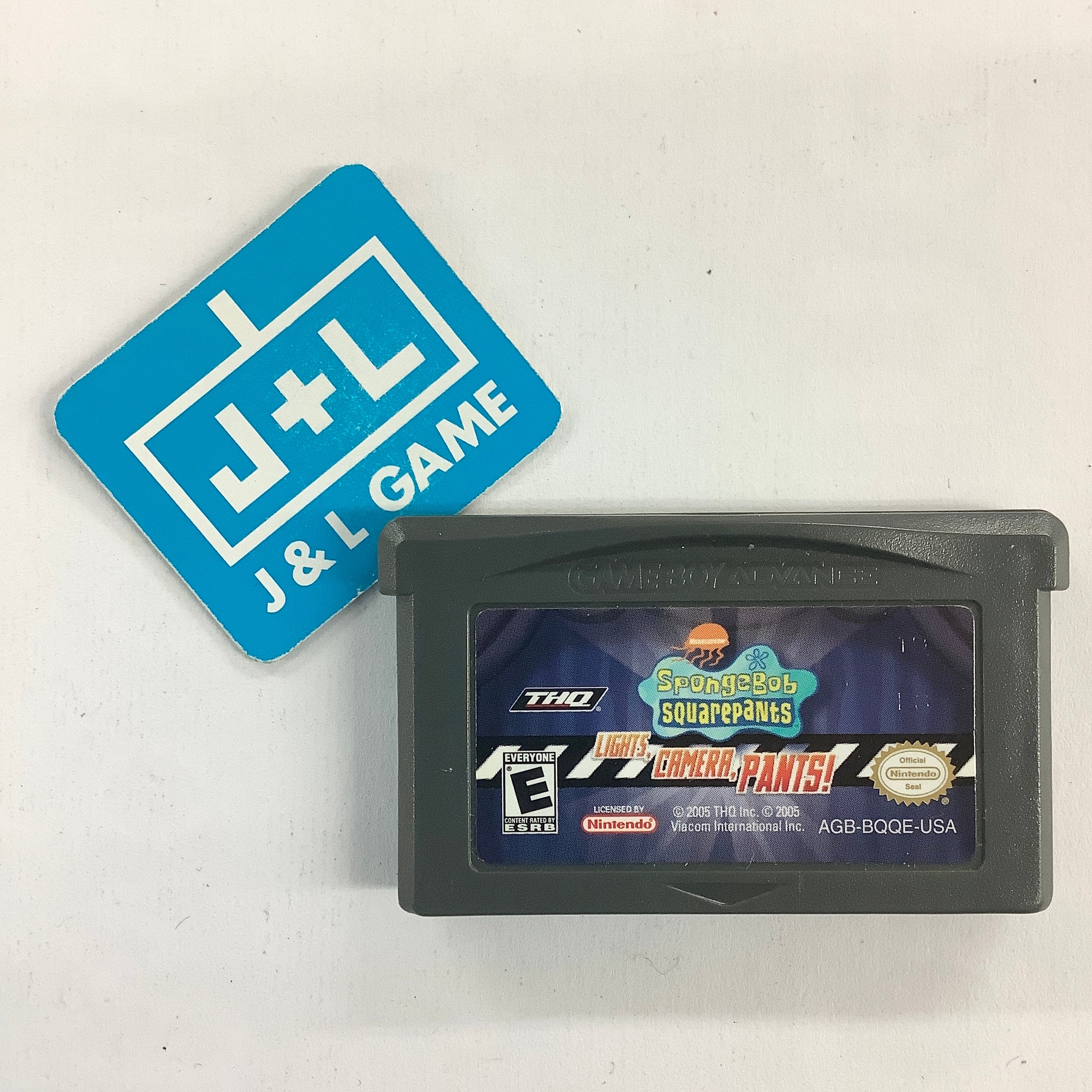 SpongeBob SquarePants: Lights, Camera, Pants! - (GBA) Game Boy Advance [Pre-Owned] Video Games THQ   