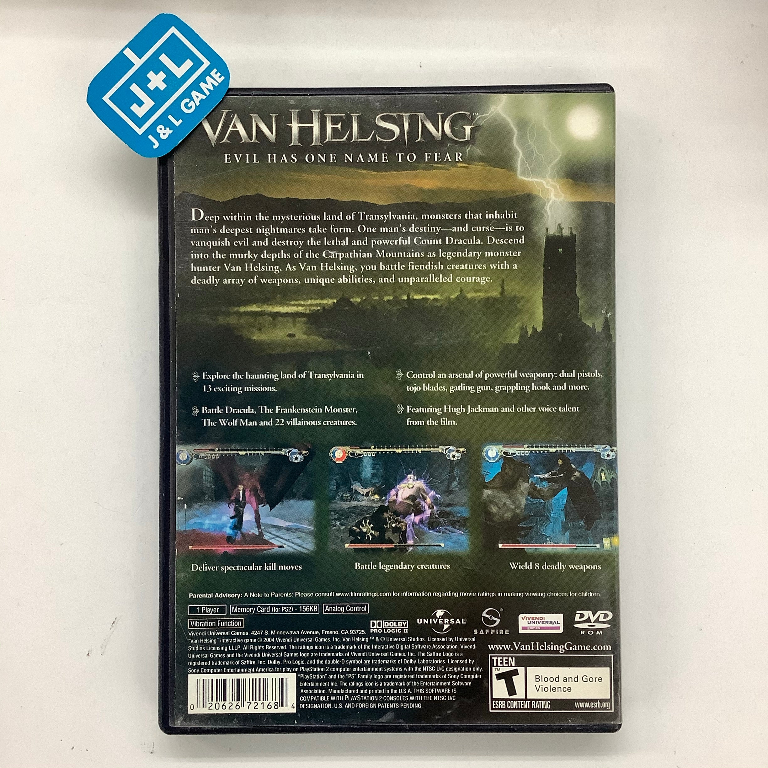 Van Helsing Juego Original Ps2 | Cuotas sin interés Van Helsing Juego Original Ps2 | Cuotas sin interés