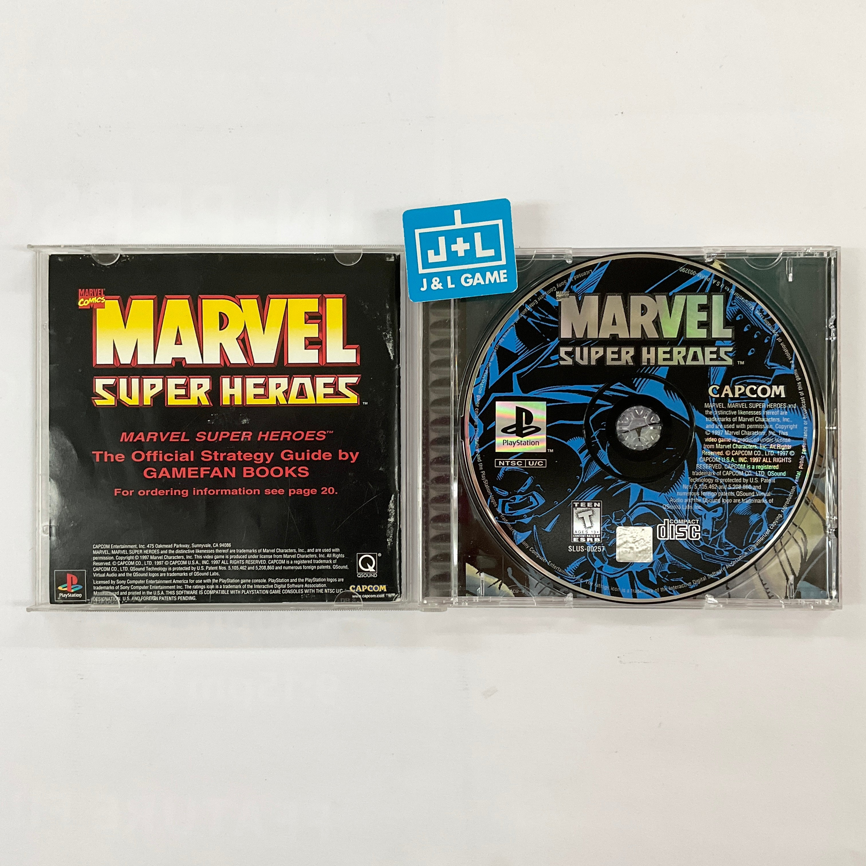Marvel Super Heroes - (PS1) PlayStation 1 [Pre-Owned] Video Games Capcom   