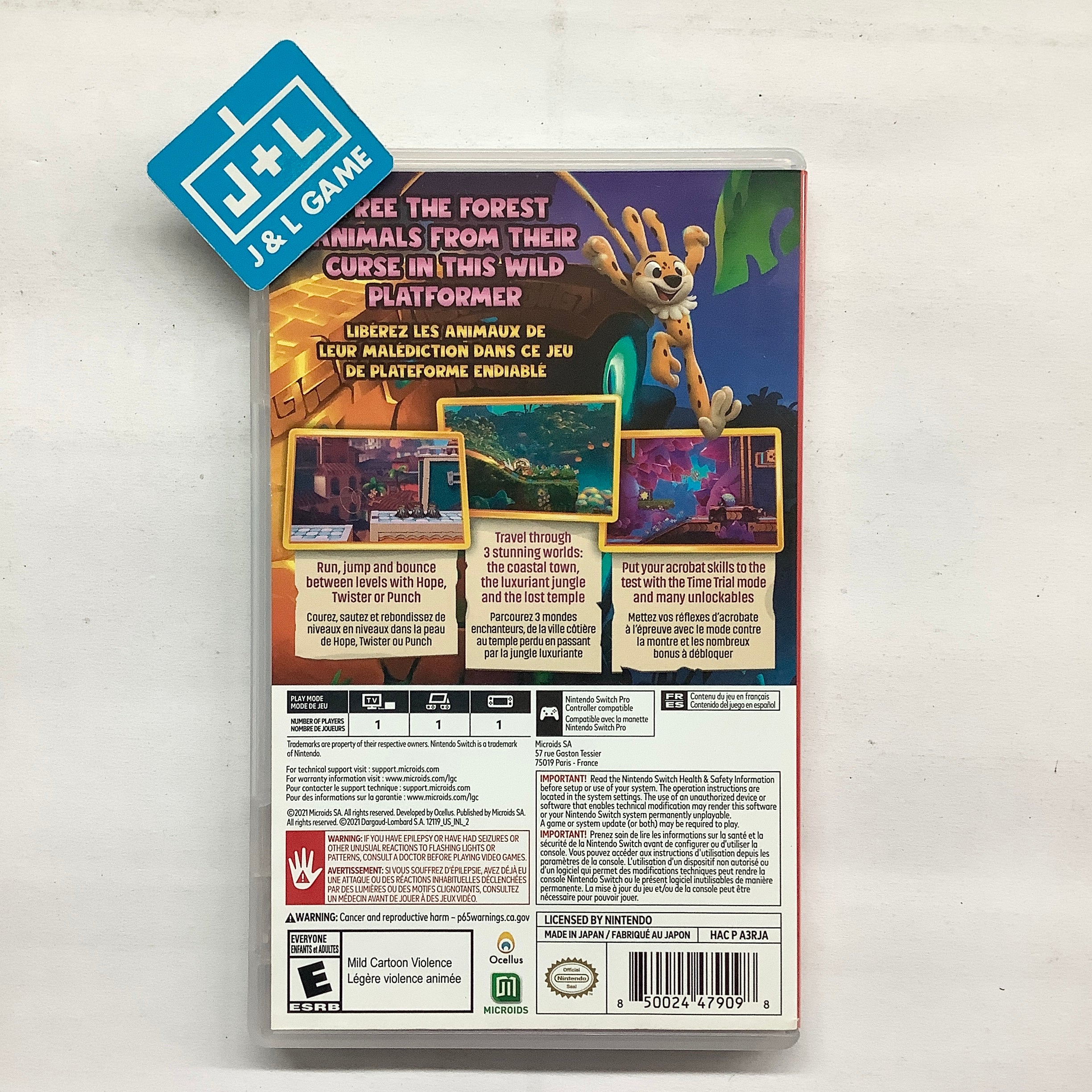 Marsupilami: Hoobadventure (NSW) - Nintendo Switch [UNBOXING] Video Games Maximum Games   