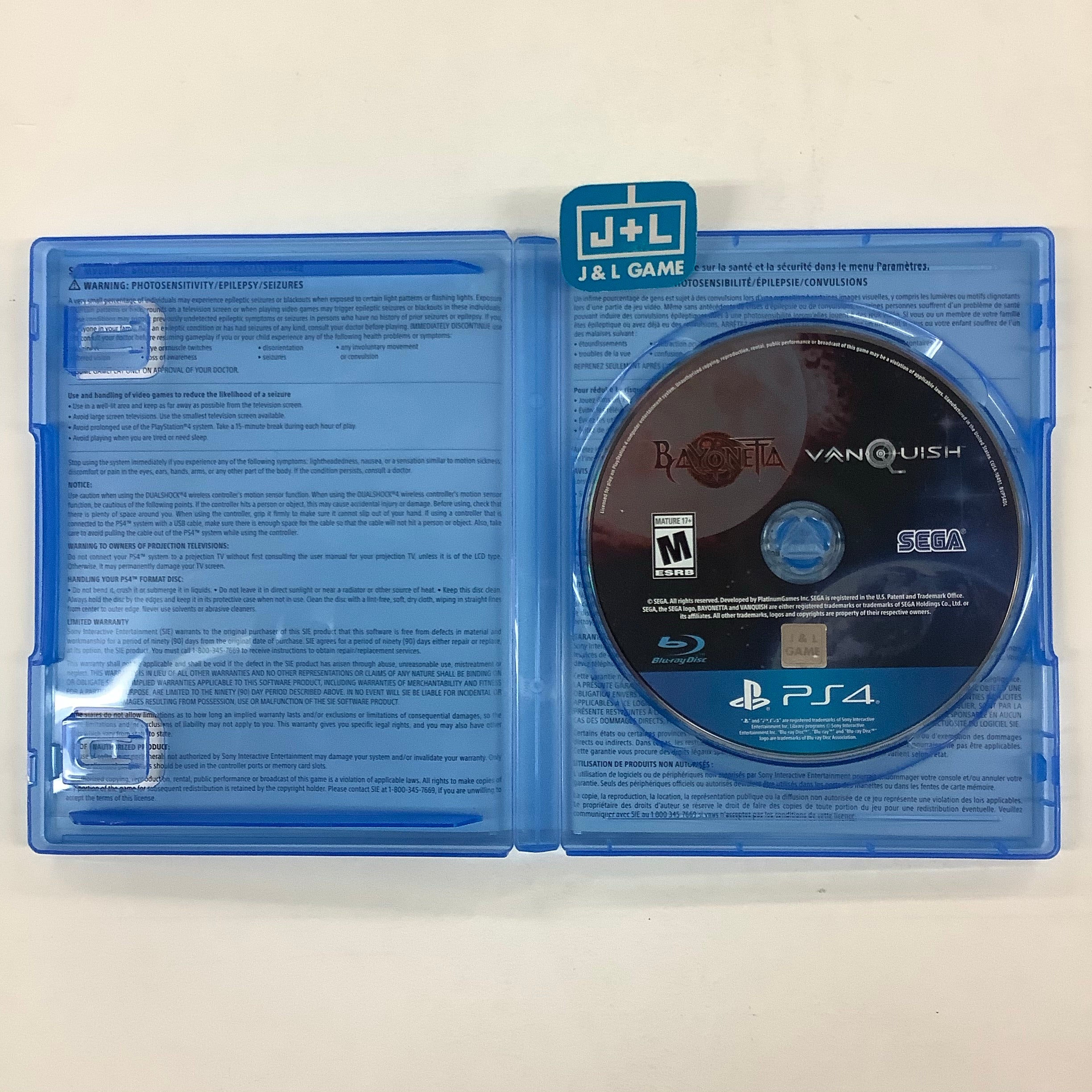 Bayonetta & Vanquish 10th Anniversary Bundle - (PS4) PlayStation 4 [Pre-Owned] Video Games SEGA   