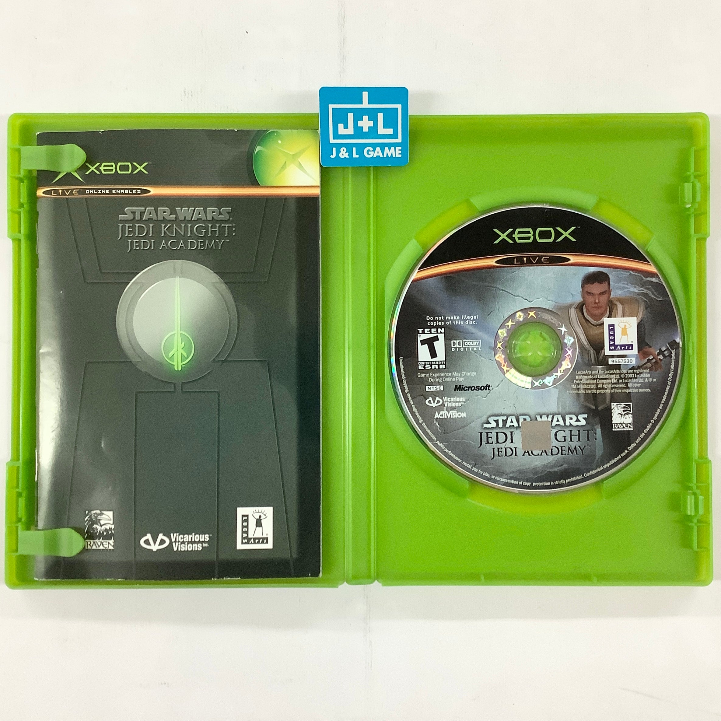Star Wars Jedi Knight: Jedi Academy - Xbox [Pre-Owned] Video Games LucasArts   