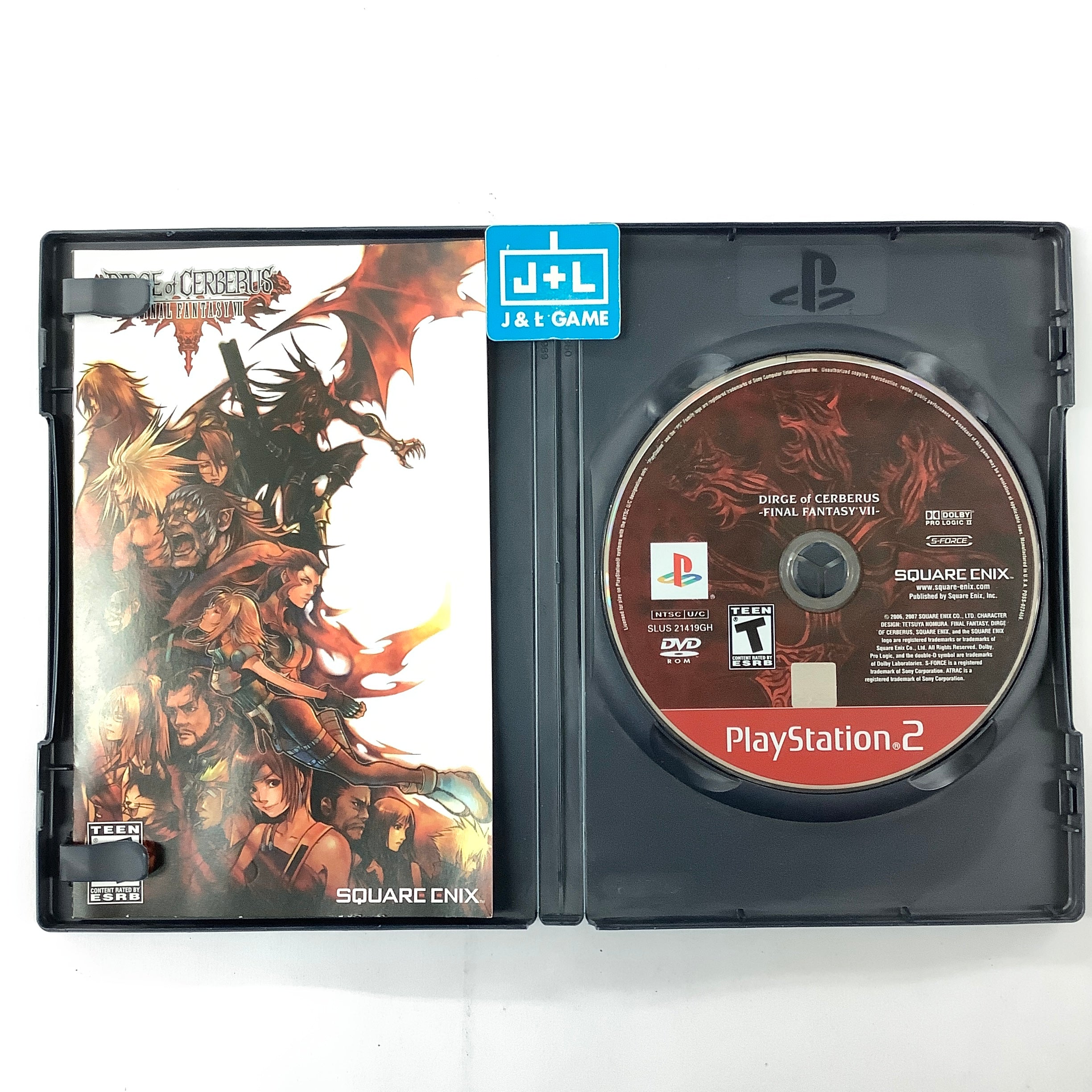 Dirge of Cerberus: Final Fantasy VII (Greatest Hits) - (PS2) PlayStation 2 [Pre-Owned] Video Games Square Enix   