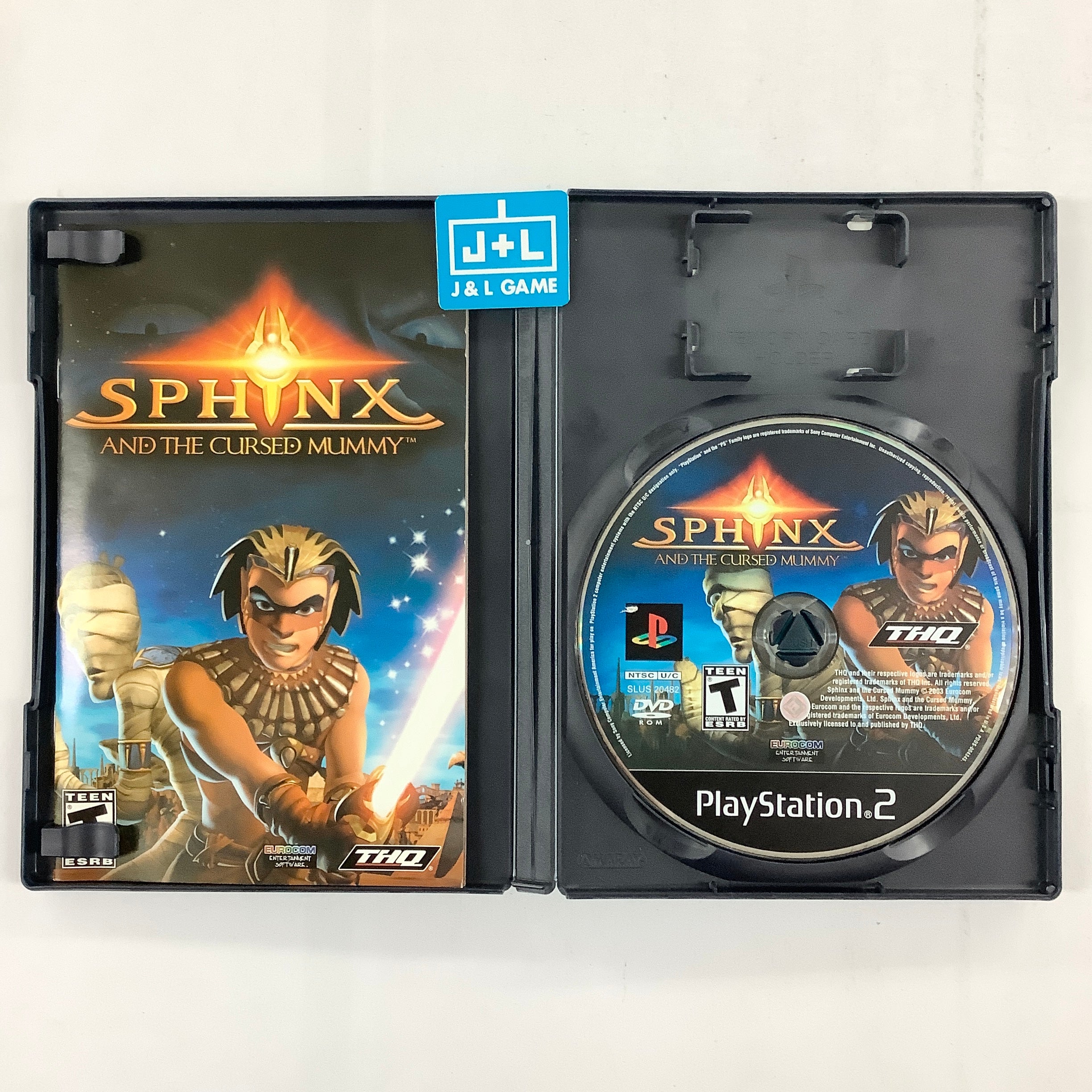 Sphinx and the Cursed Mummy - (PS2) PlayStation 2 [Pre-Owned] Video Games THQ   