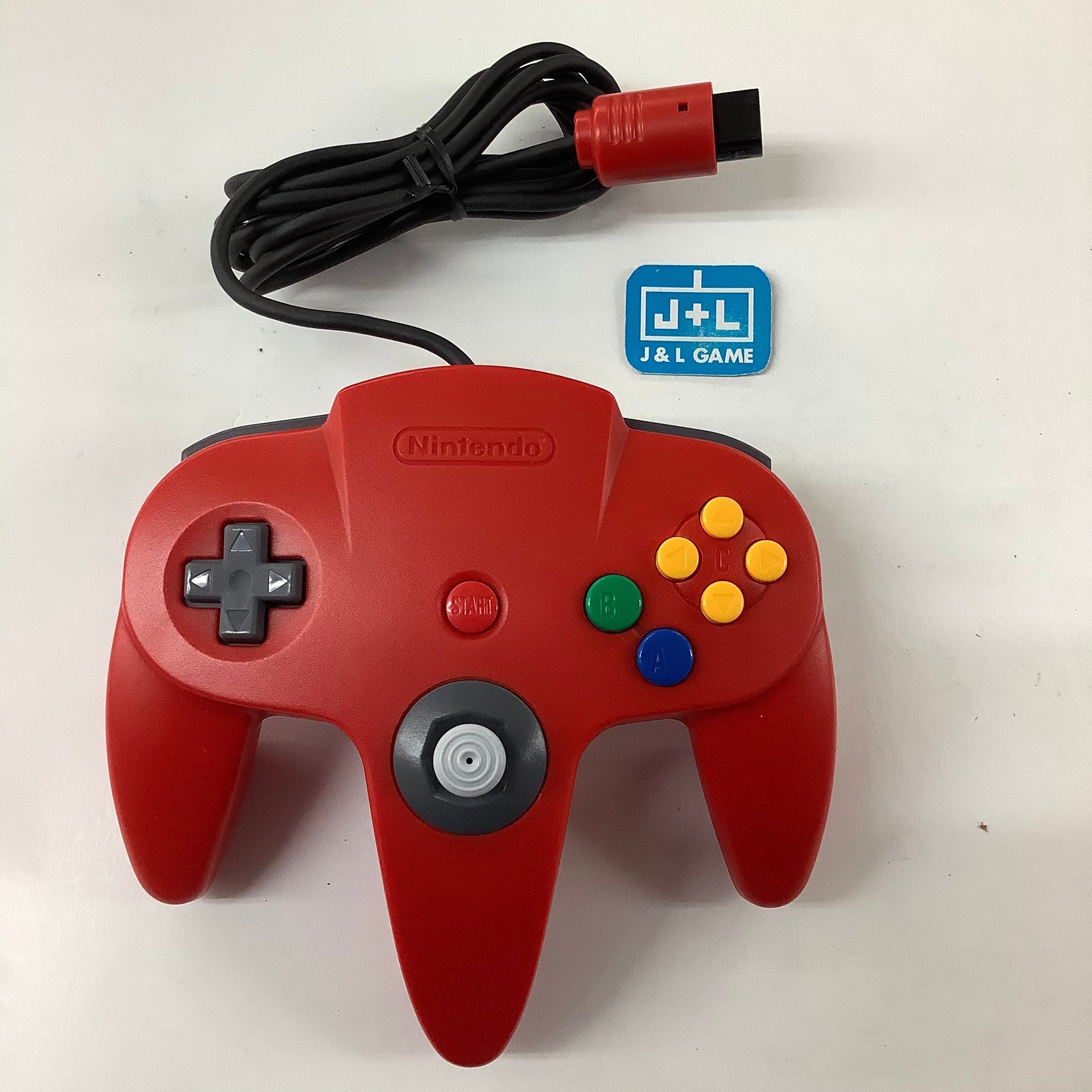 Nintendo 64 Controller (Red) - (N64) Nintendo 64 [Pre-Owned] Accessories Nintendo   