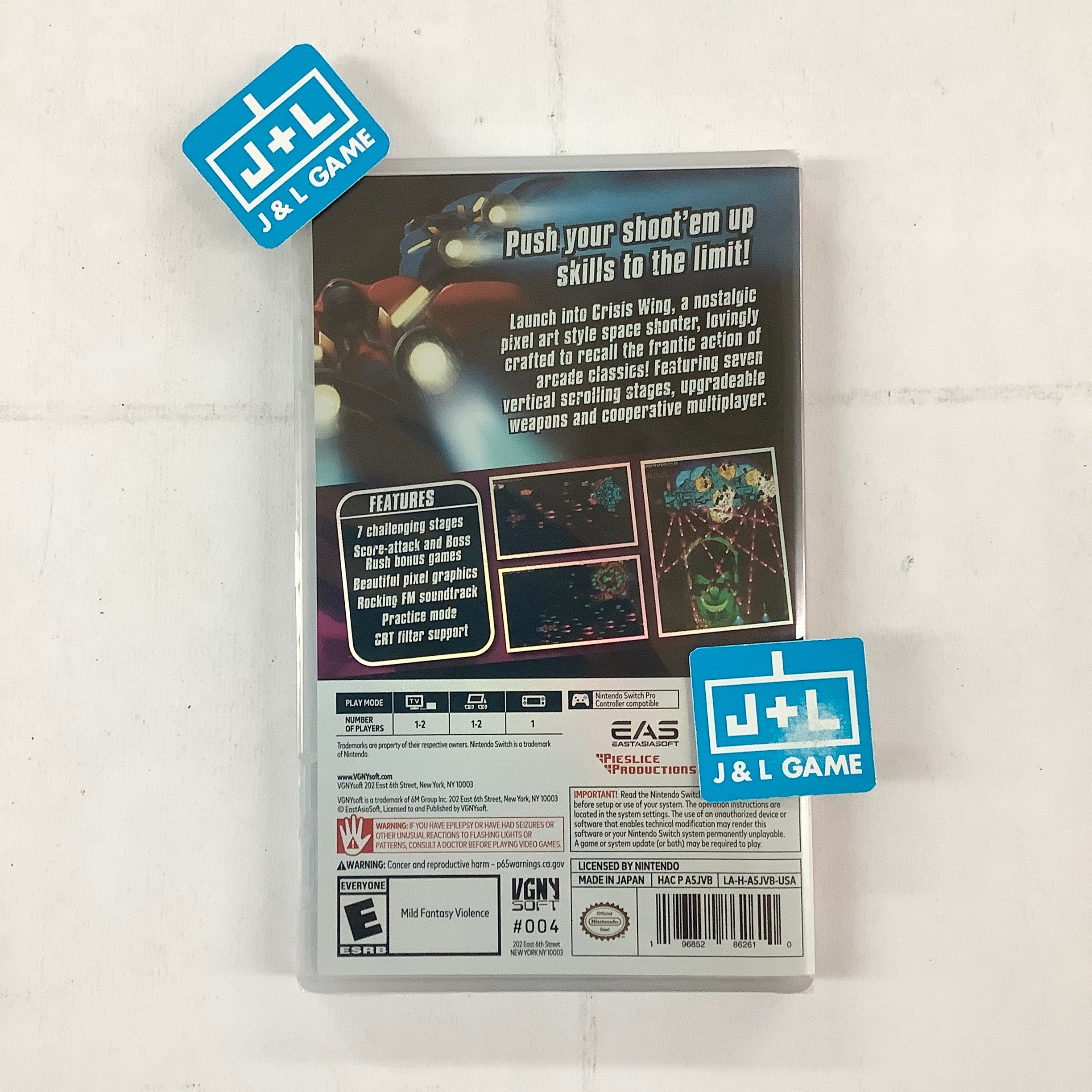 Crisis Wing (Elite Edition) - (NSW) Nintendo Switch Video Games VGNYsoft   