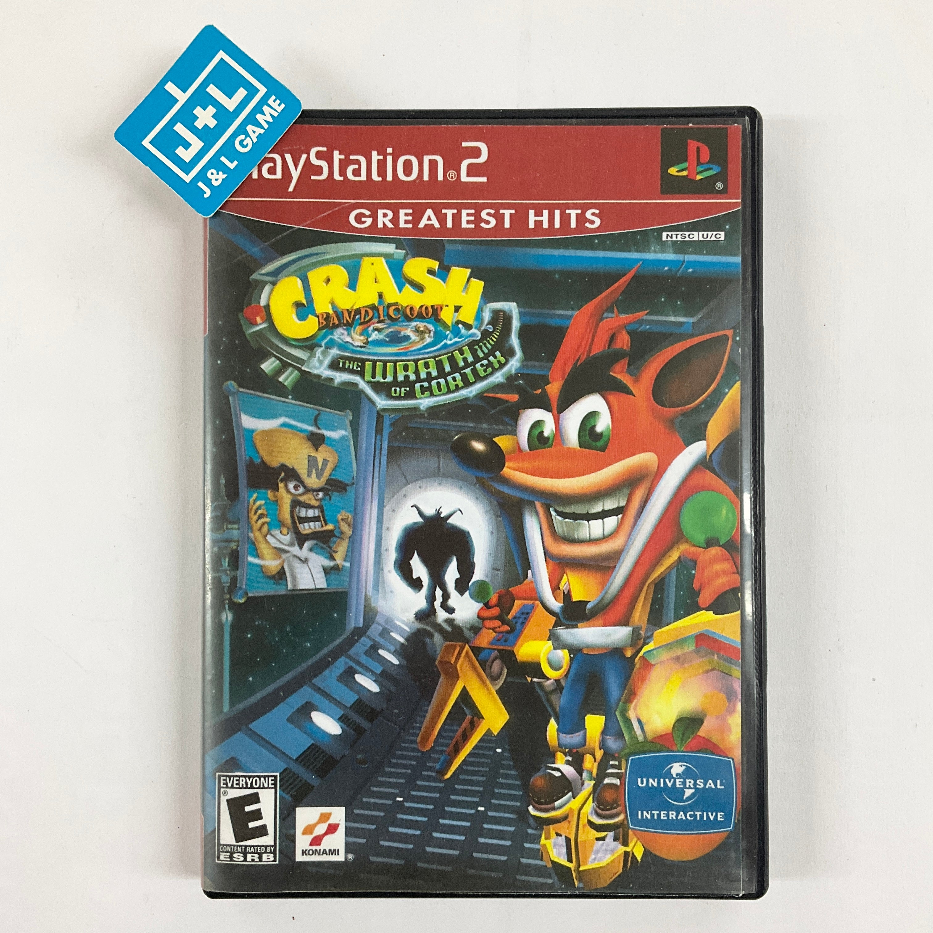 Crash Bandicoot: The Wrath of Cortex (Greatest Hits)  - (PS2) PlayStation 2 [Pre-Owned] Video Games Universal Interactive   