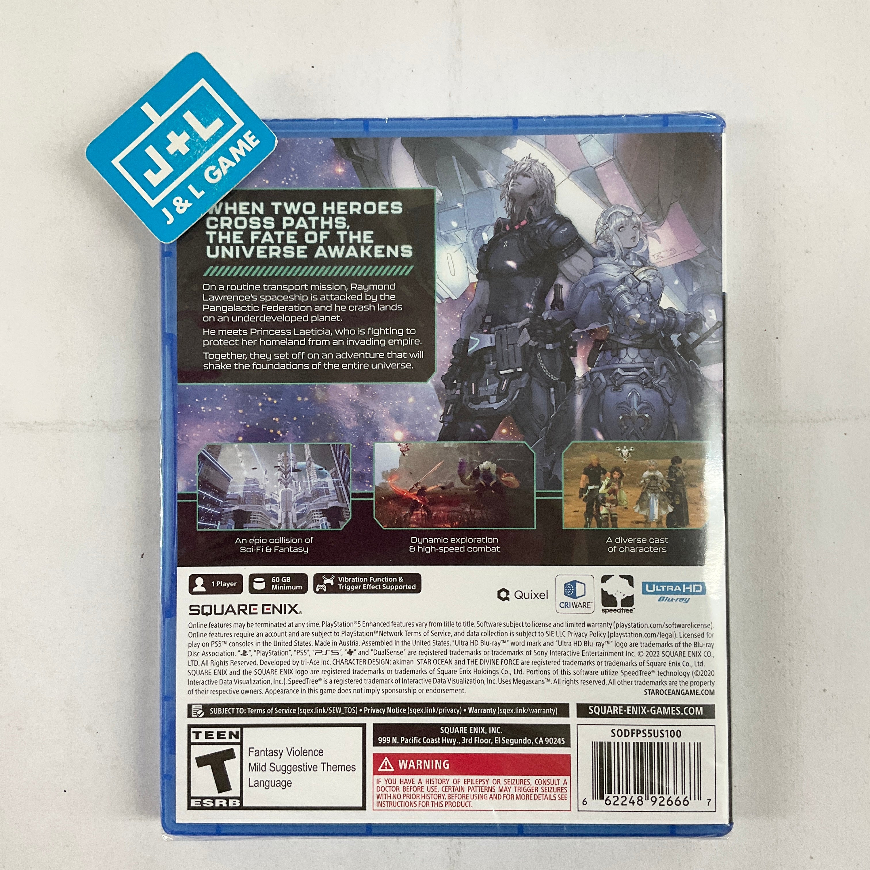 Star Ocean: The Divine Force - (PS5) PlayStation 5 Video Games Square Enix   