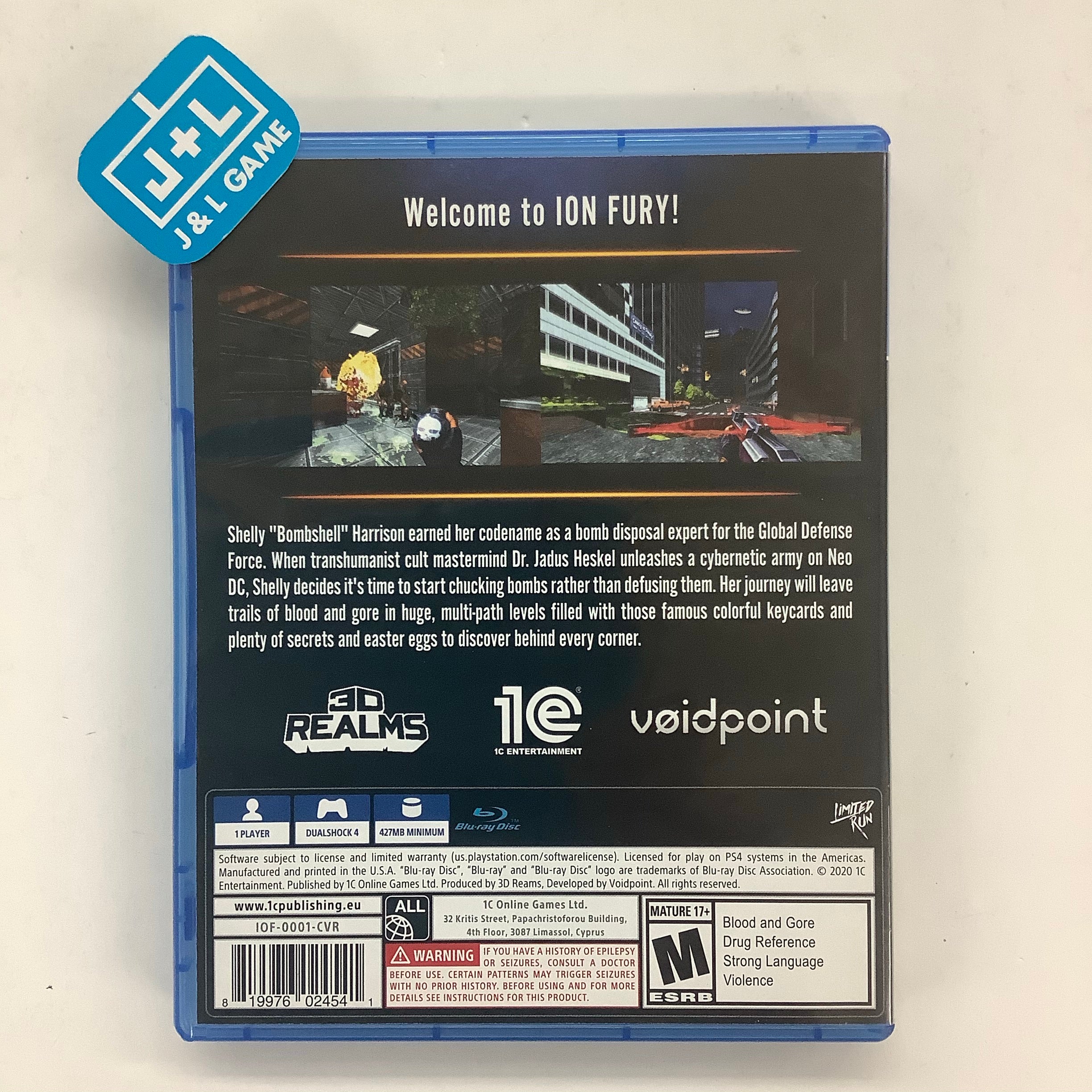Ion Fury - (PS4) PlayStation 4 [Pre-Owned] Video Games Limited Run Games   