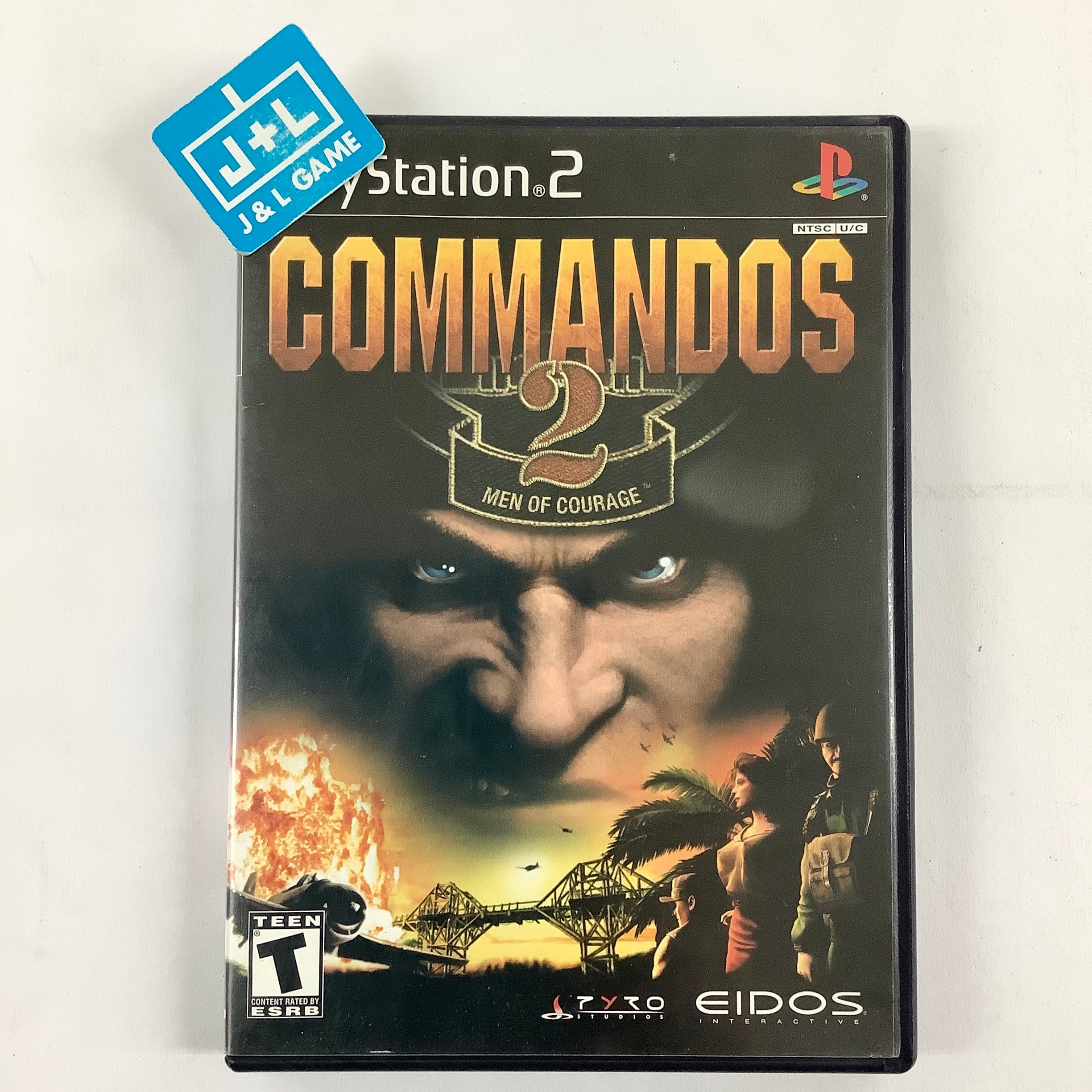 Commandos 2: Men of Courage - (PS2) PlayStation 2 [Pre-Owned] Video Games Eidos Interactive   