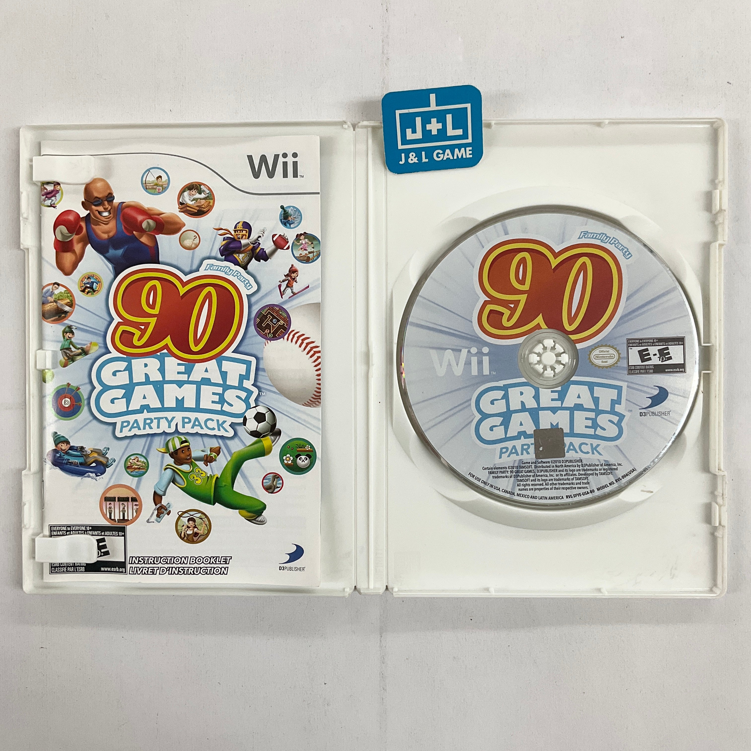 Family Party: 90 Great Games Party Pack - Nintendo Wii [Pre-Owned] Video Games D3 Publisher   