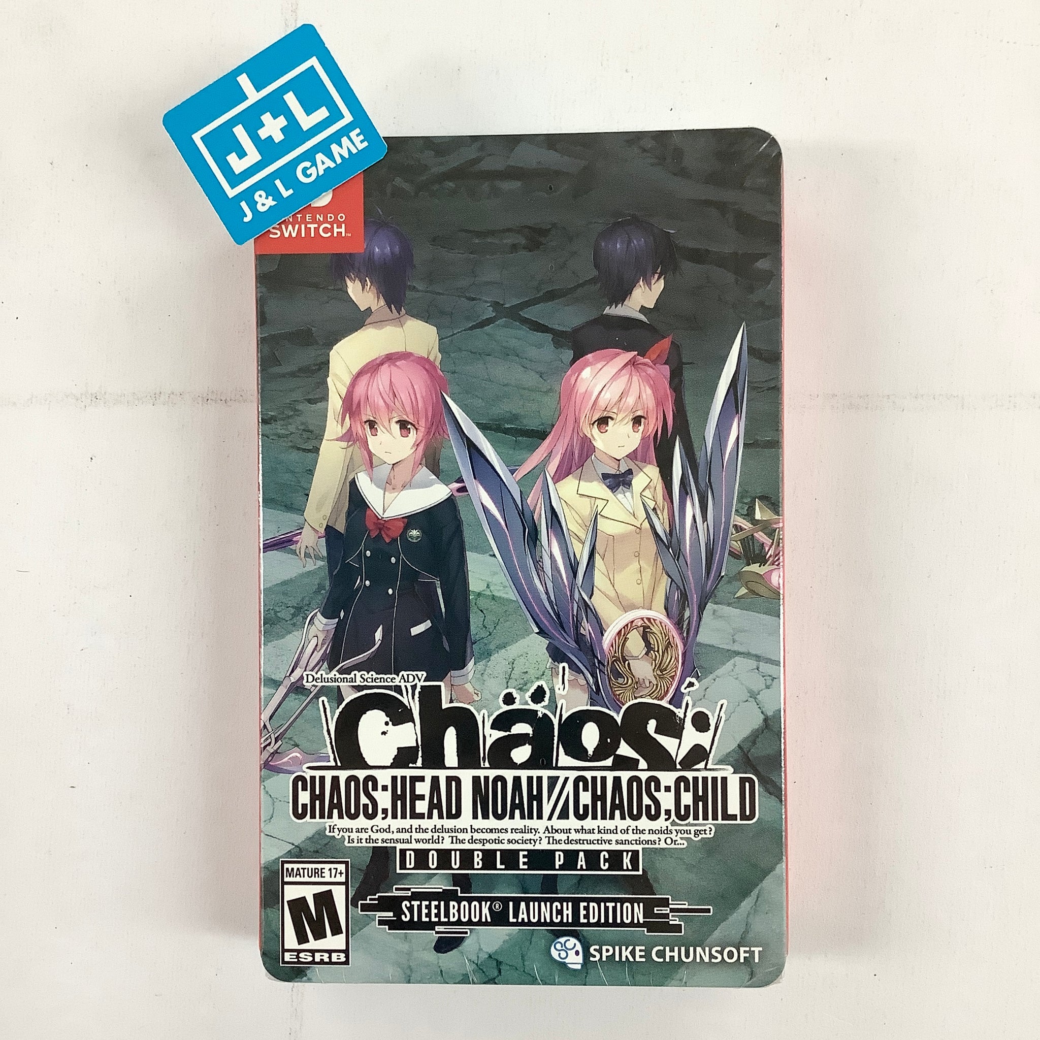Chaos;Head Noah / Chaos;Child Double Pack (SteelBook Launch Edition) - (NSW) Nintendo Switch Video Games Spike Chunsoft   