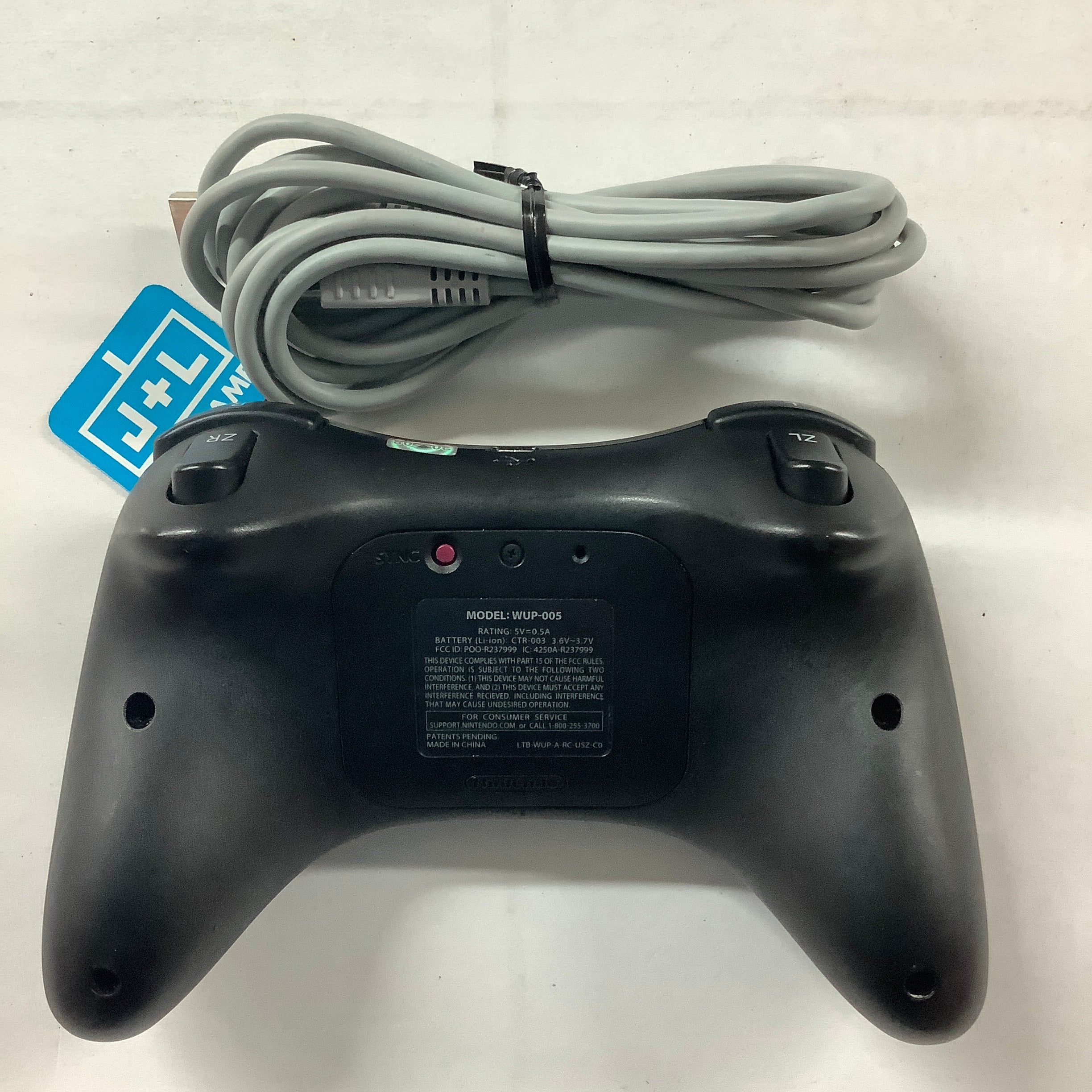 Nintendo Wii U Pro Controller (Black) - Nintendo Wii U [Pre-Owned] Accessories Nintendo   