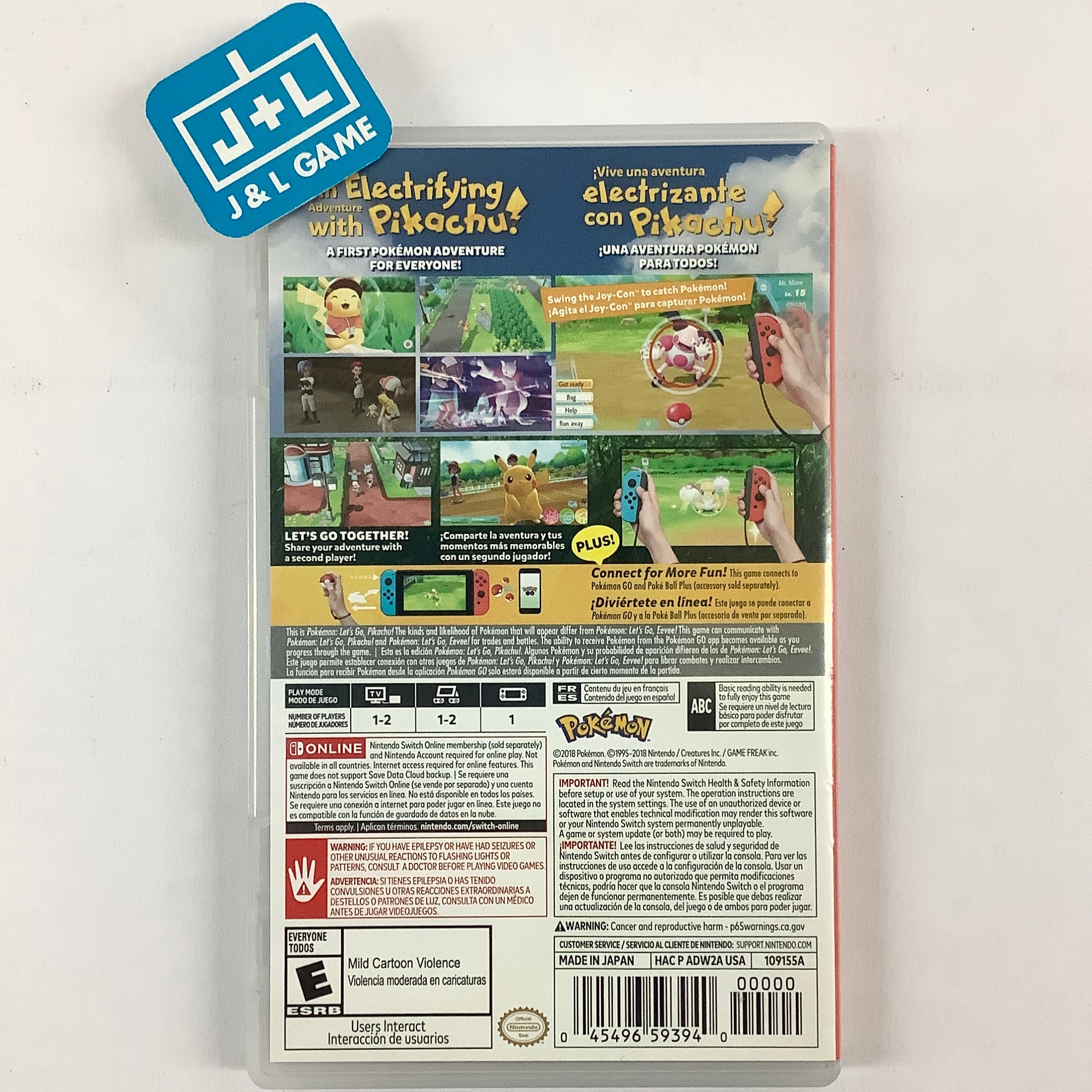 Pokemon Let s Go Pikachu NSW Nintendo Switch Pre Owned