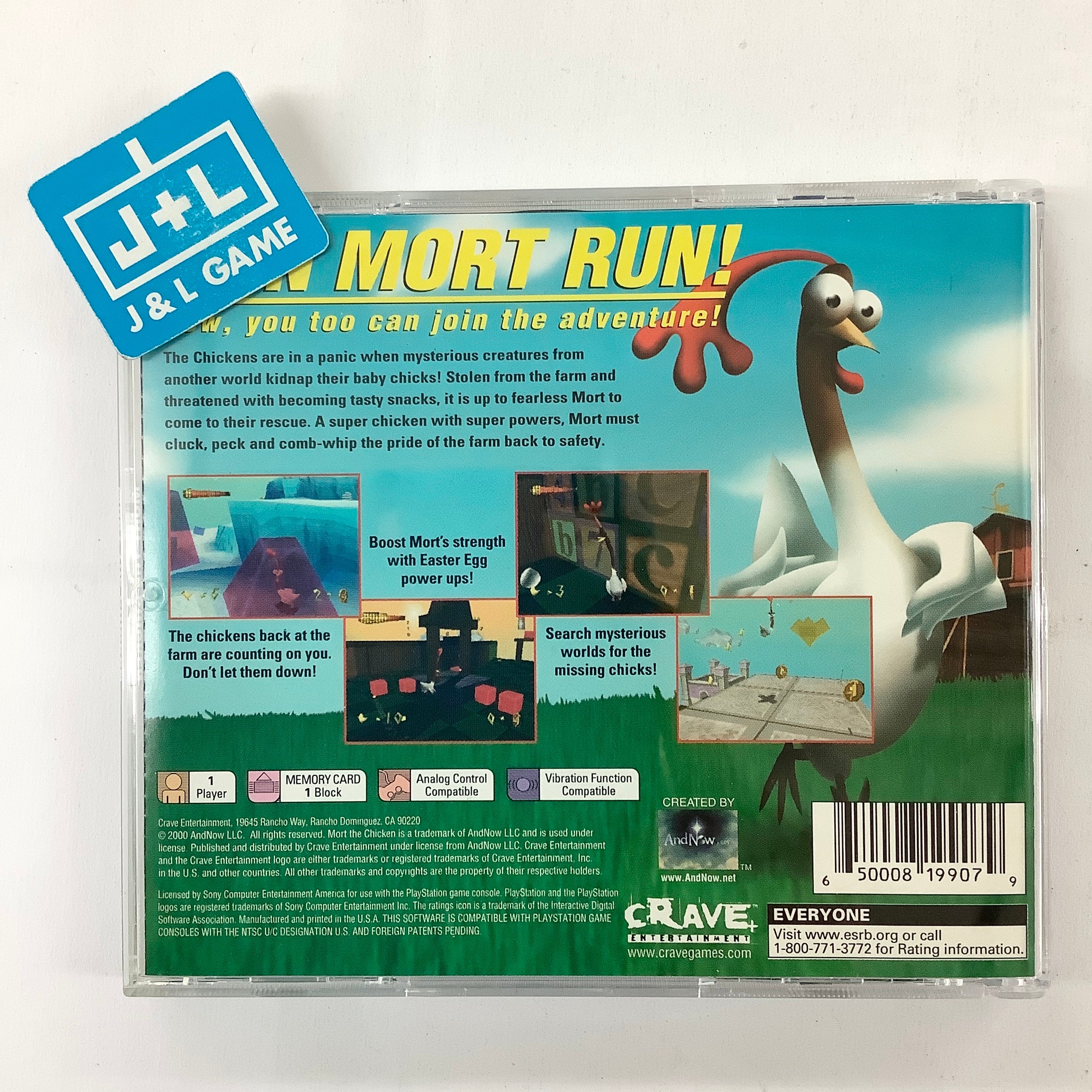 Mort the Chicken - (PS1) PlayStation 1 [Pre-Owned] Video Games Crave   