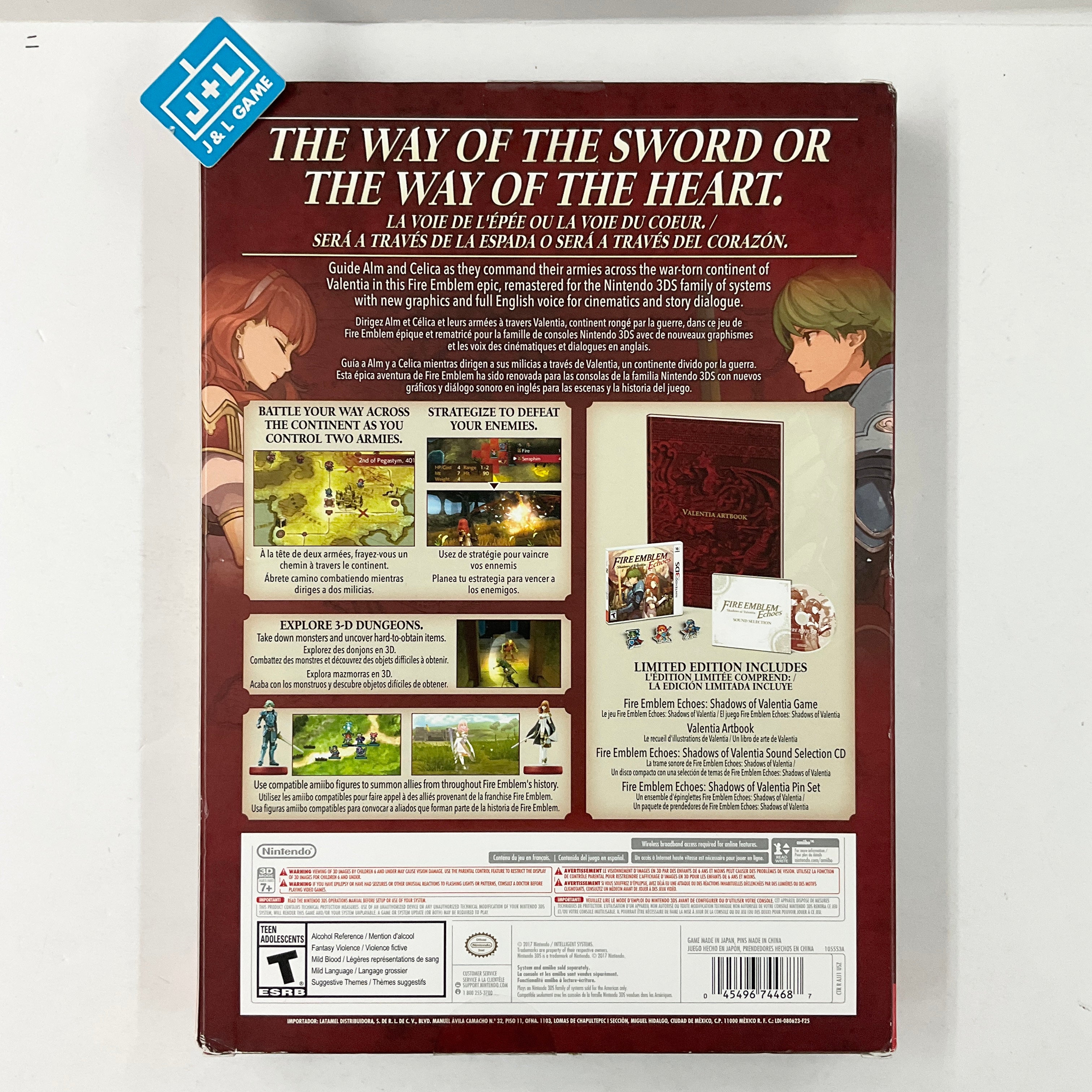 Fire Emblem Echoes: Shadows of Valentia (Limited Edition