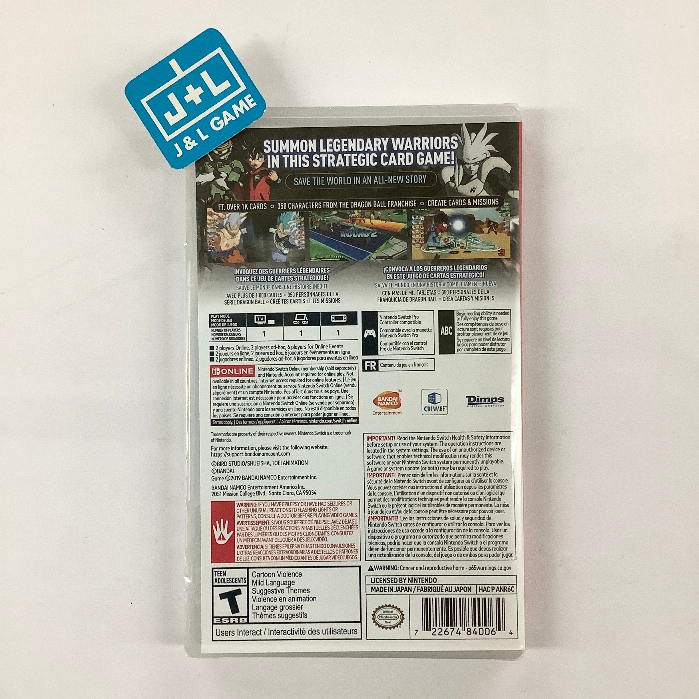 Super DRAGON BALL Heroes: World Mission Hero Edition - (NSW) Nintendo Switch Video Games BANDAI NAMCO Entertainment   