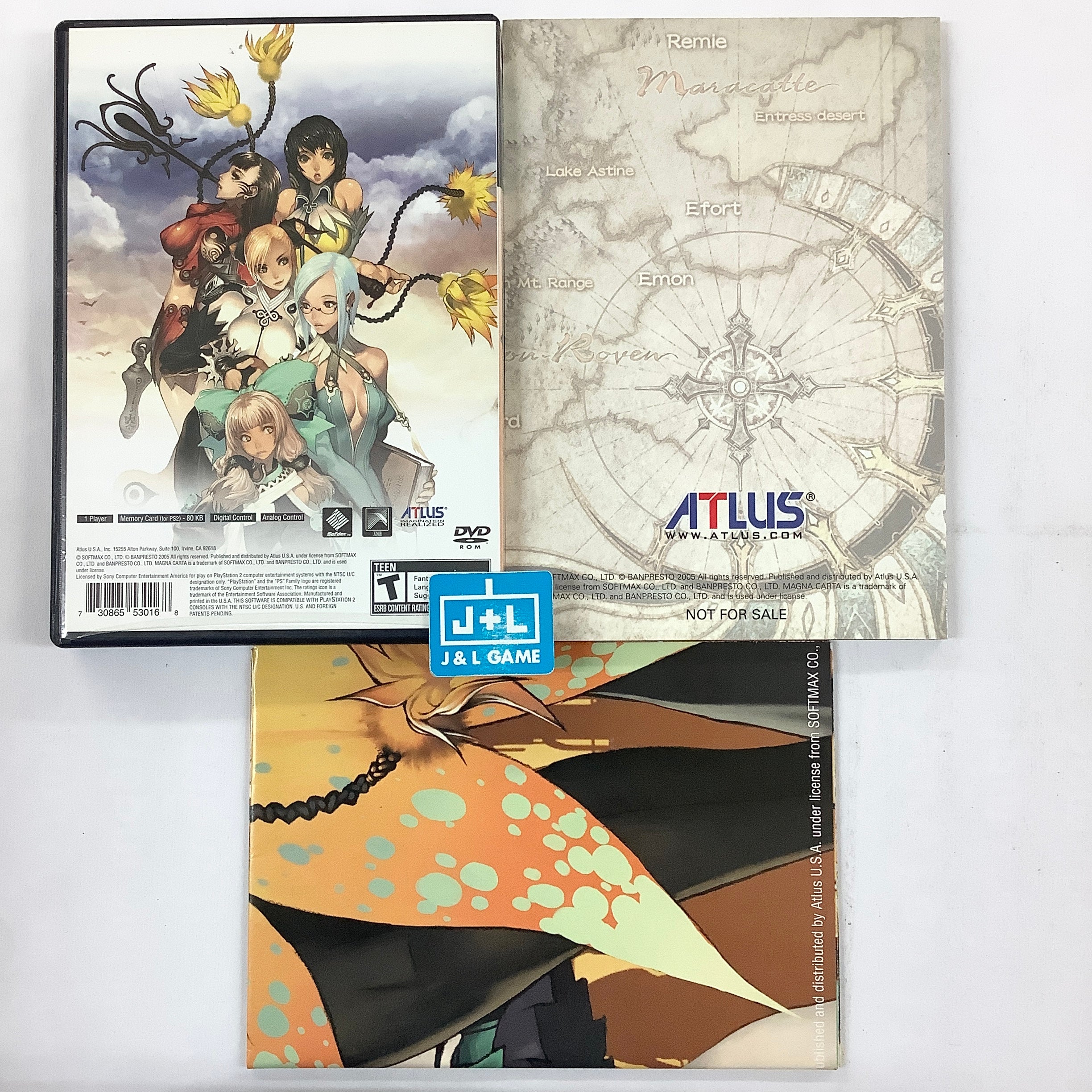 Magna Carta: Tears of Blood Deluxe Box Set - (PS2) PlayStation 2 [Pre-Owned] Video Games Atlus   
