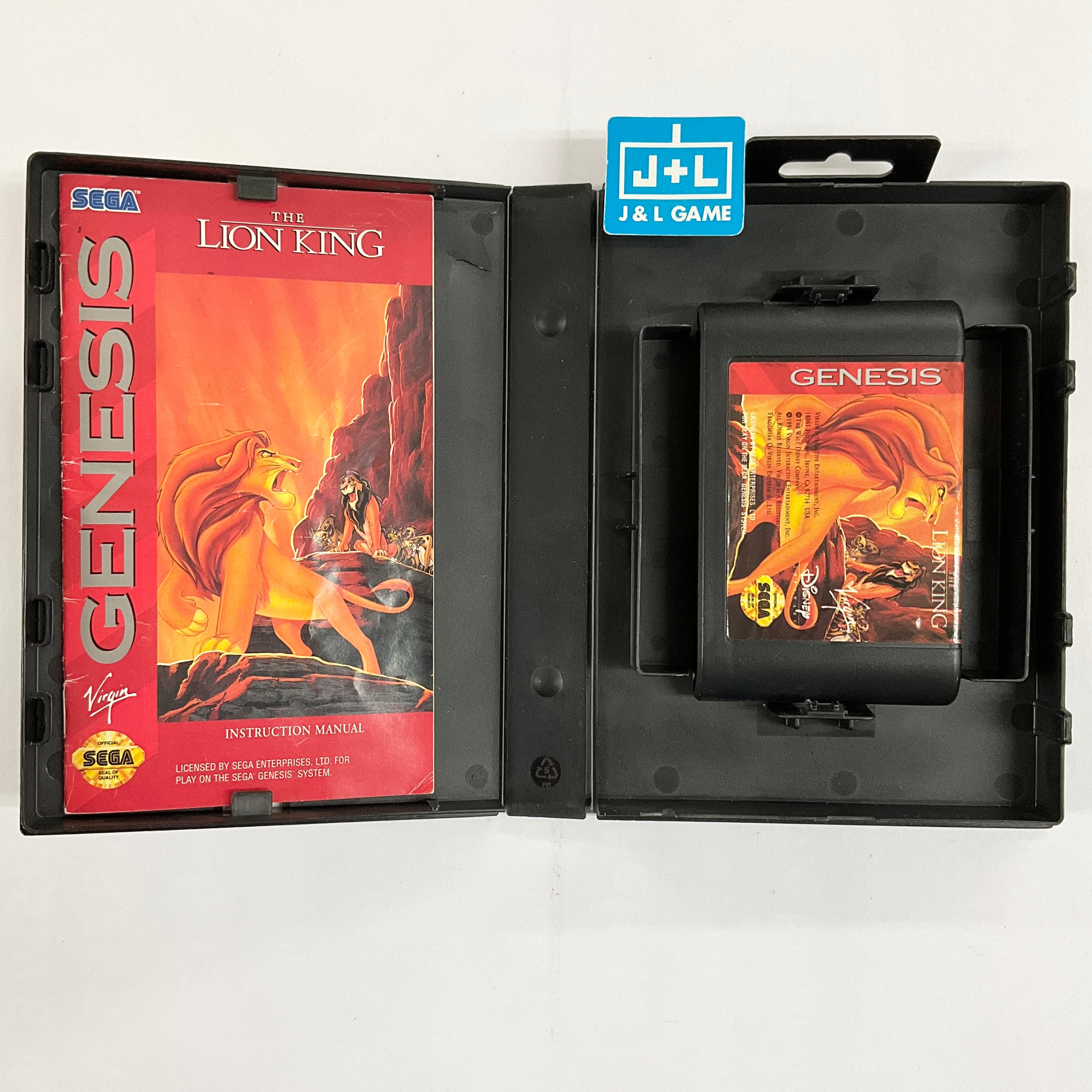 The Lion King - (SG) SEGA Genesis [Pre-Owned] Video Games Virgin Interactive   