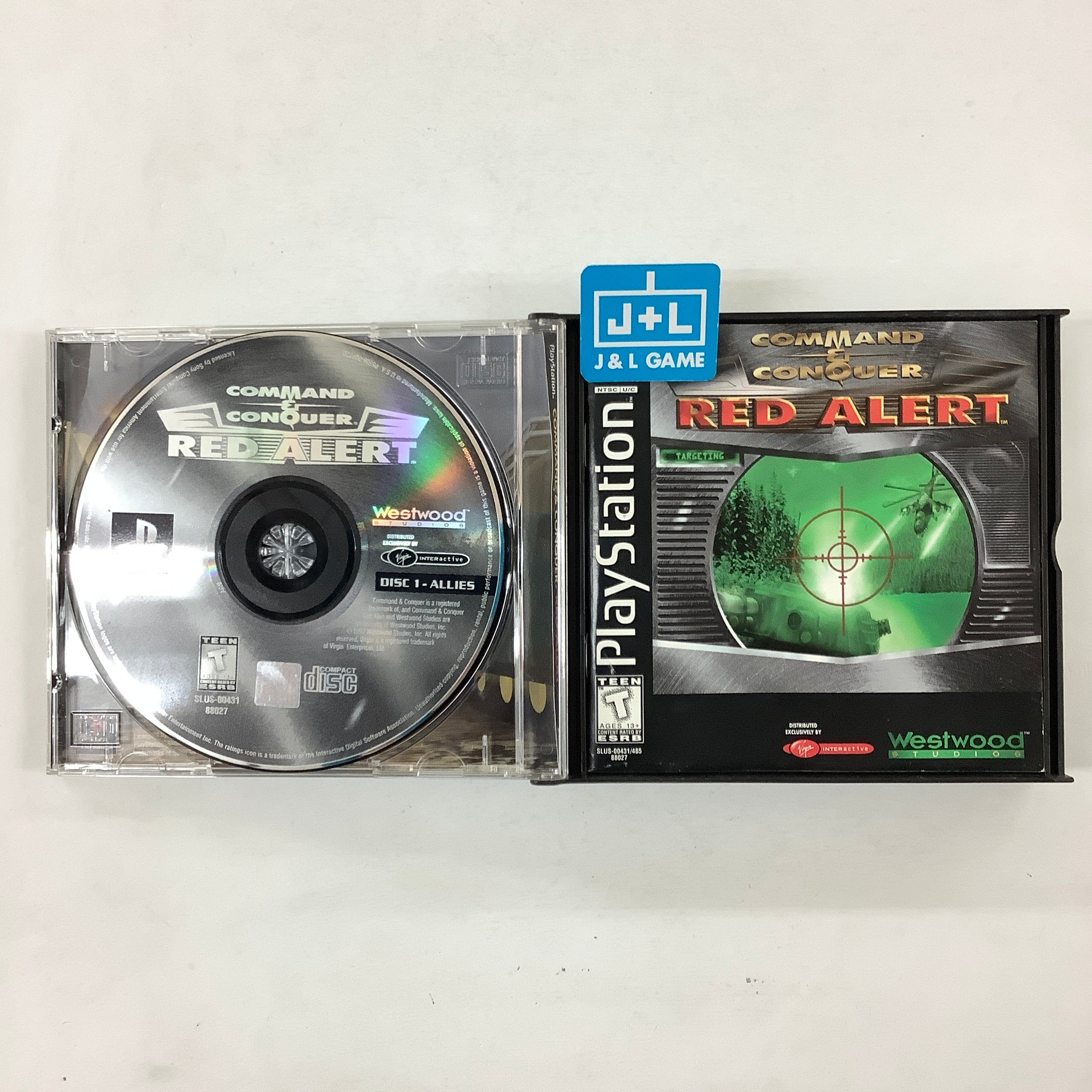 Command & Conquer: Red Alert - (PS1) PlayStation 1 [Pre-Owned] Video Games Westwood Studios   