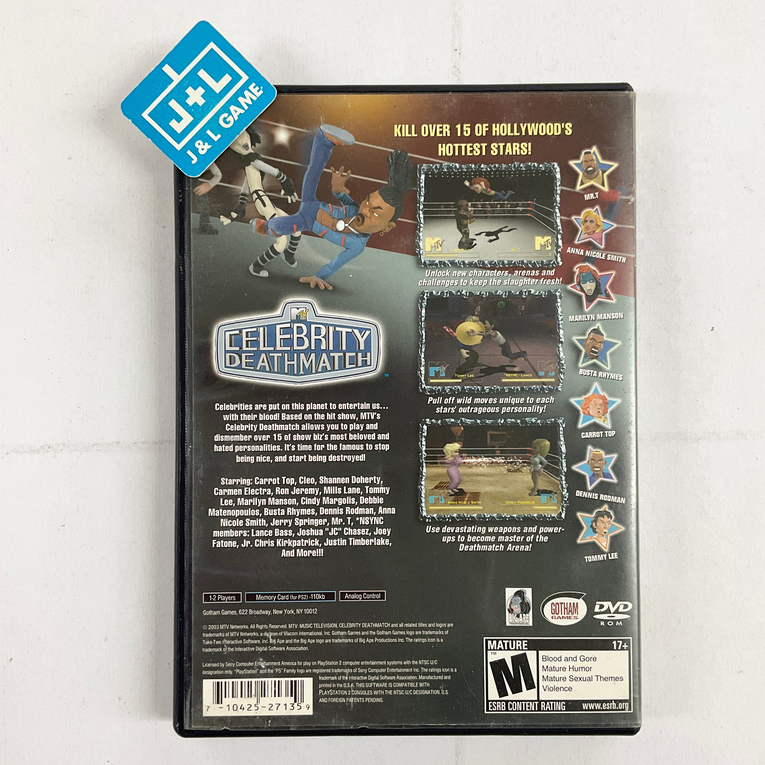 MTV's Celebrity Deathmatch - (PS2) PlayStation 2 [Pre-Owned] Video Games Gotham Games   