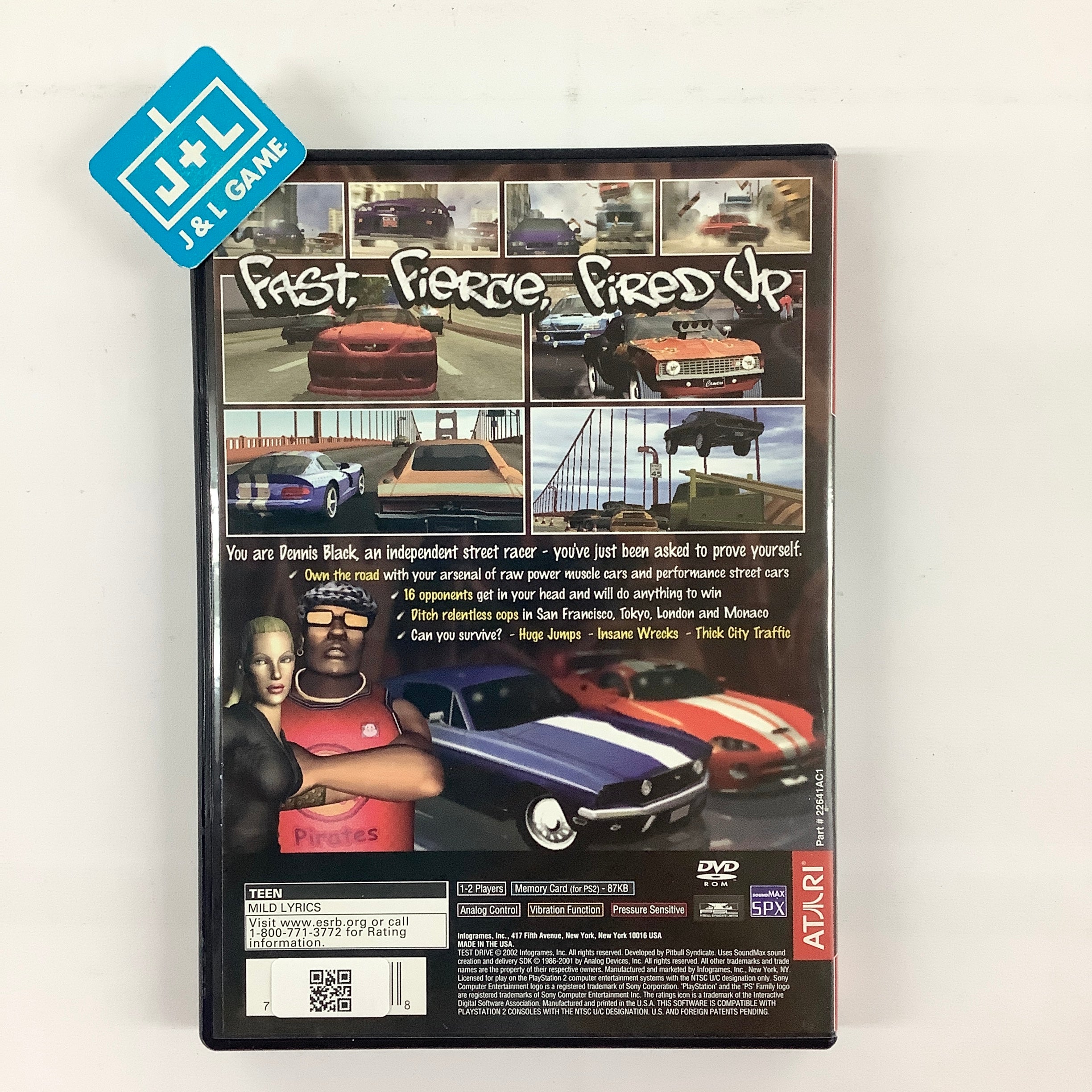 Test Drive (Greatest Hits) - (PS2) PlayStation 2 [Pre-Owned] Video Games Atari SA   
