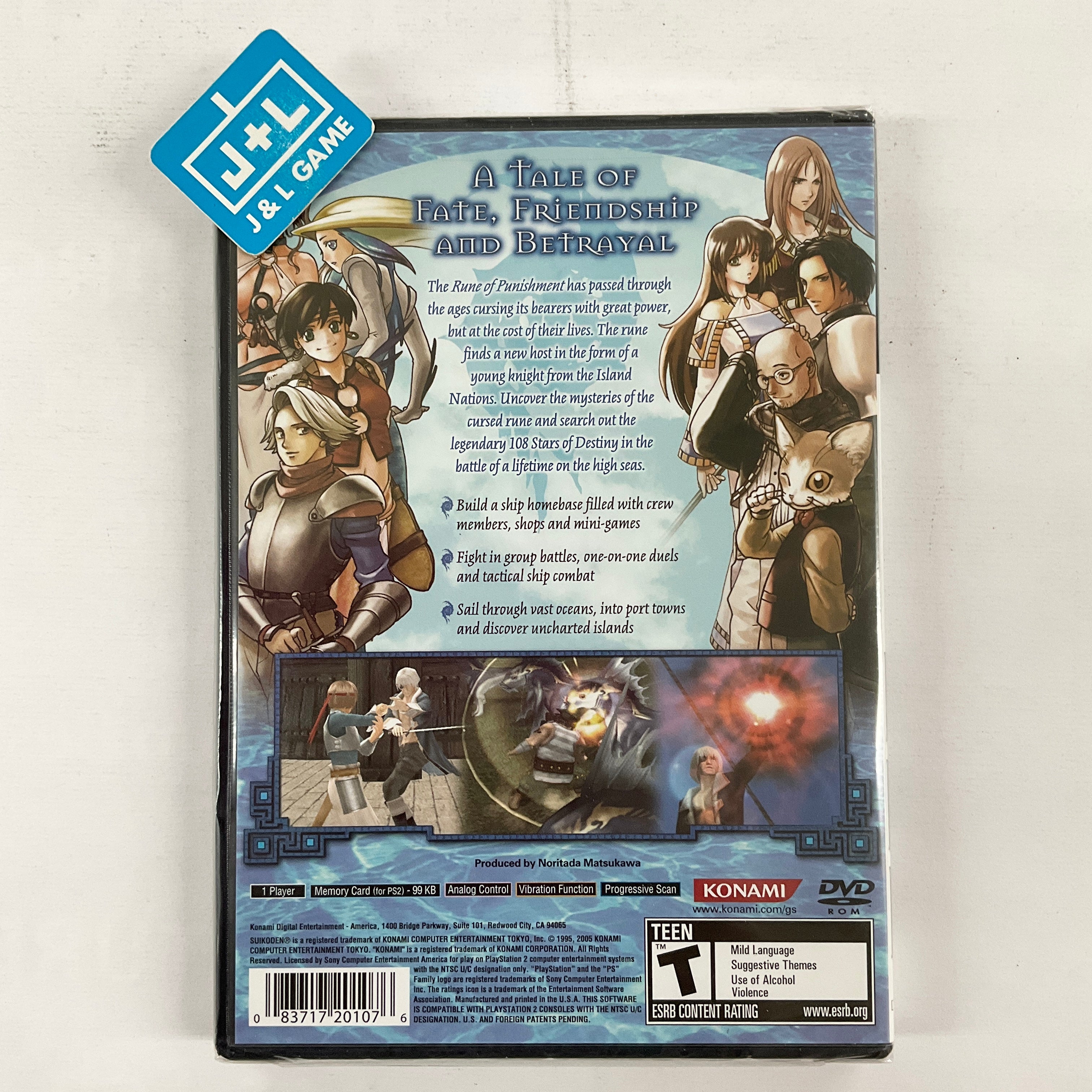 Suikoden IV - (PS2) PlayStation 2 Video Games Konami   