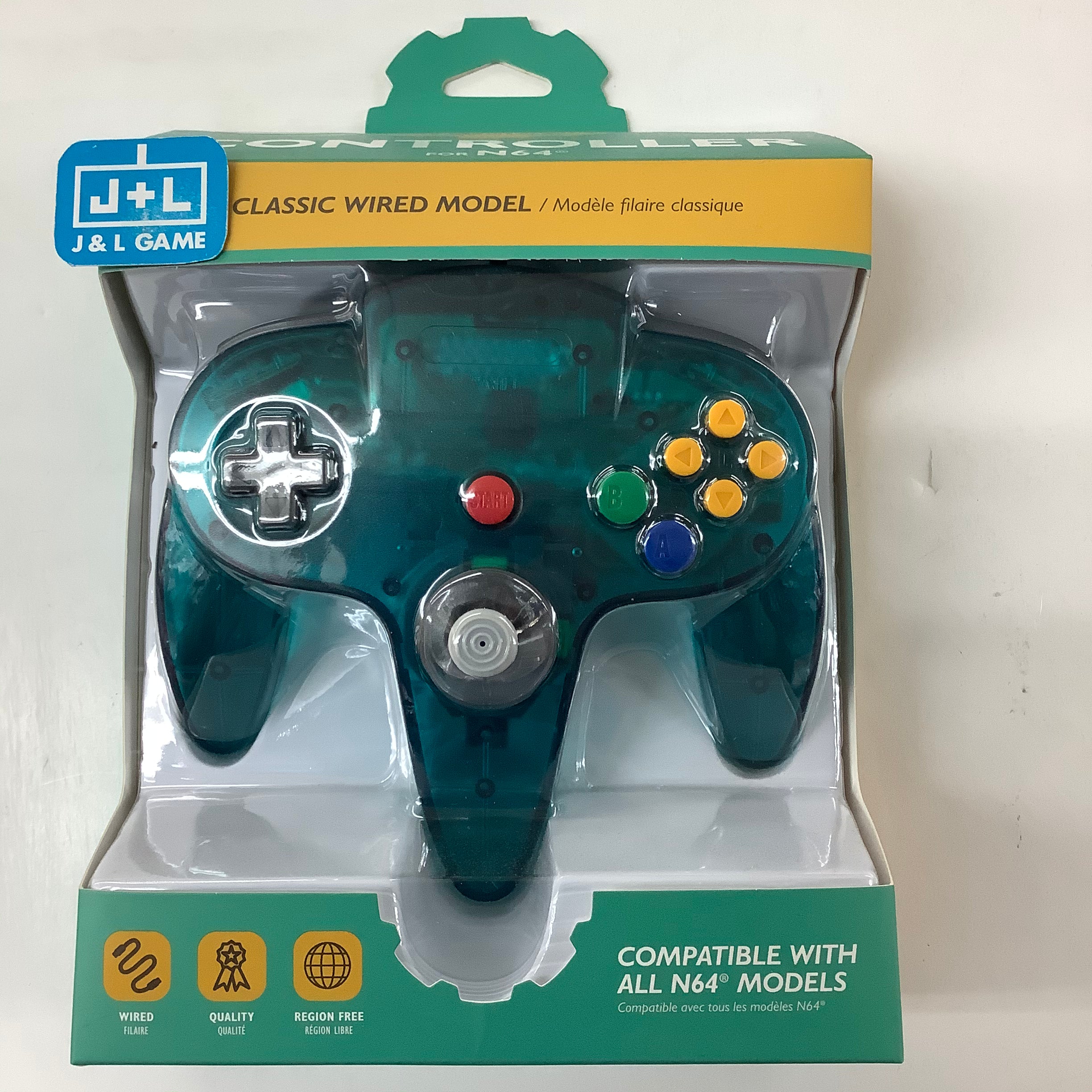 Tomee N64 Wired Controller (Turquoise) - (N64) Nintendo 64 Accessories Tomee   