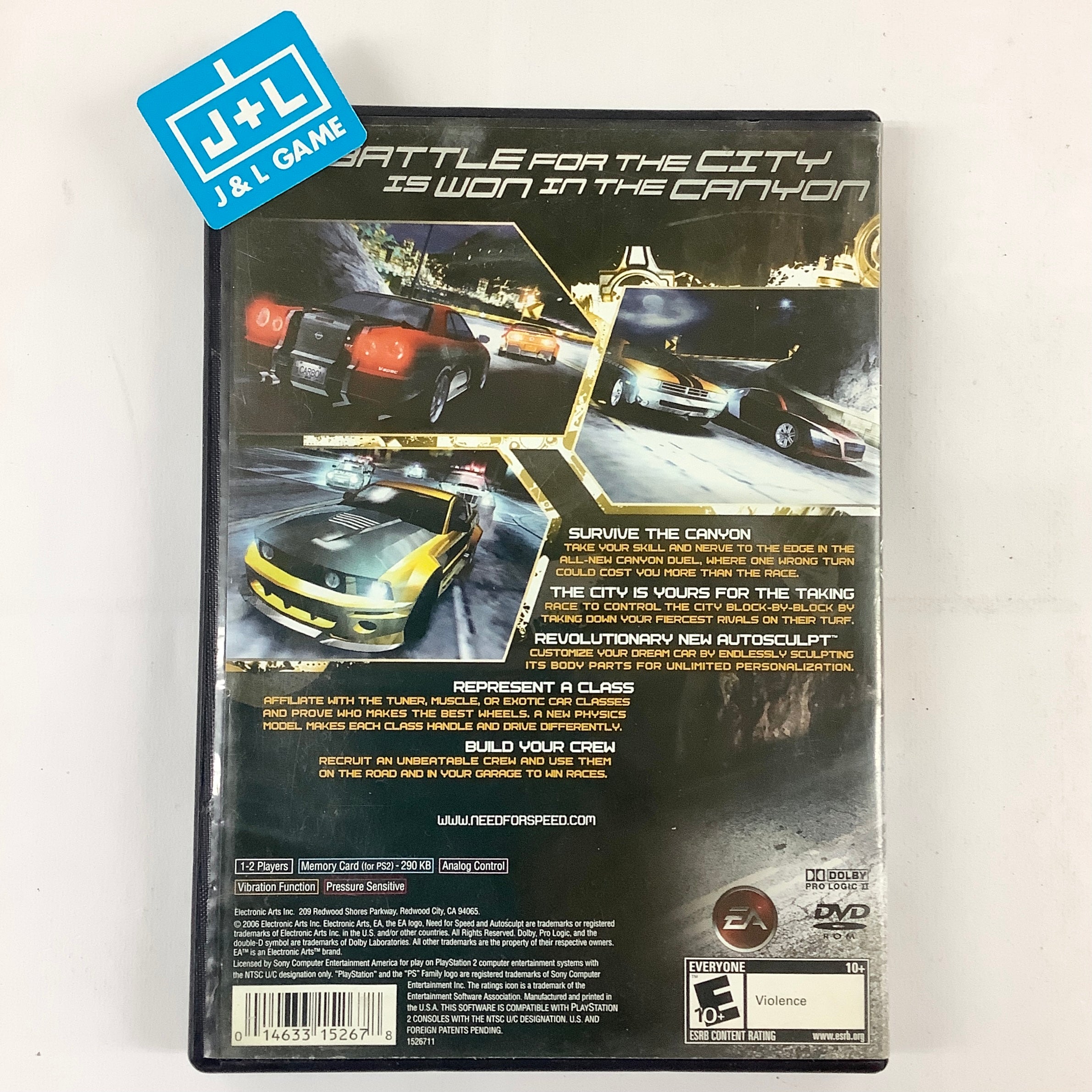 Need for Speed Carbon - (PS2) PlayStation 2 [Pre-Owned] Video Games EA Games   