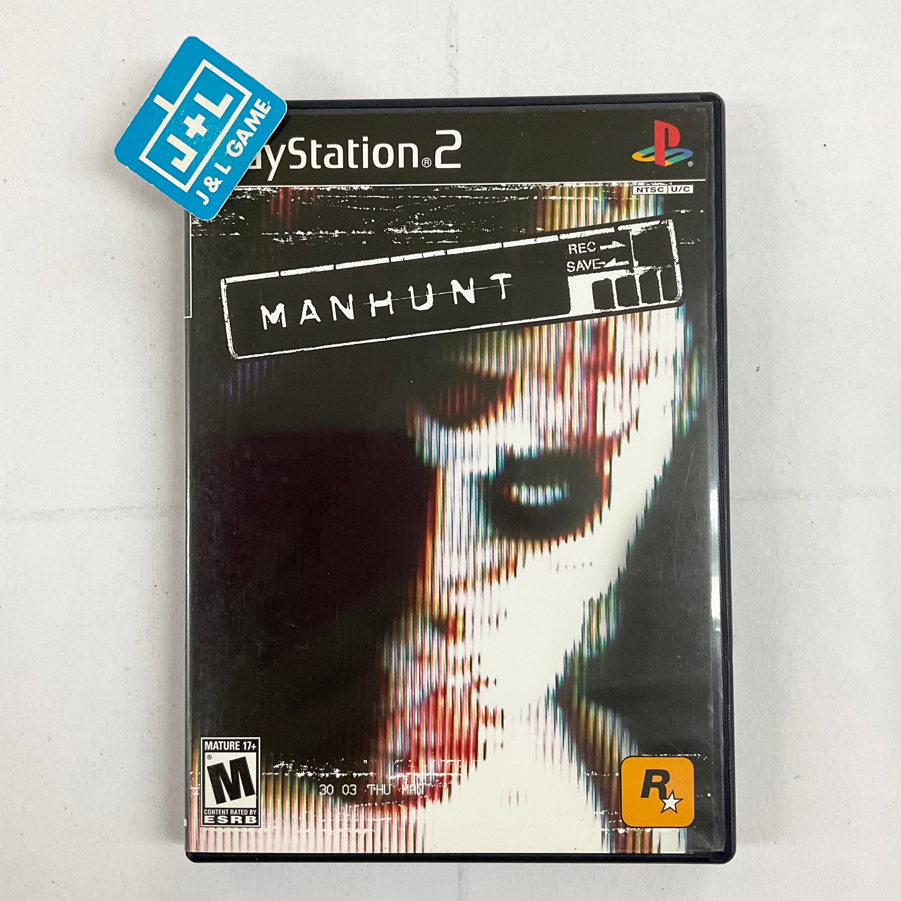 Manhunt - (PS2) PlayStation 2 [Pre-Owned] Video Games Rockstar Games   