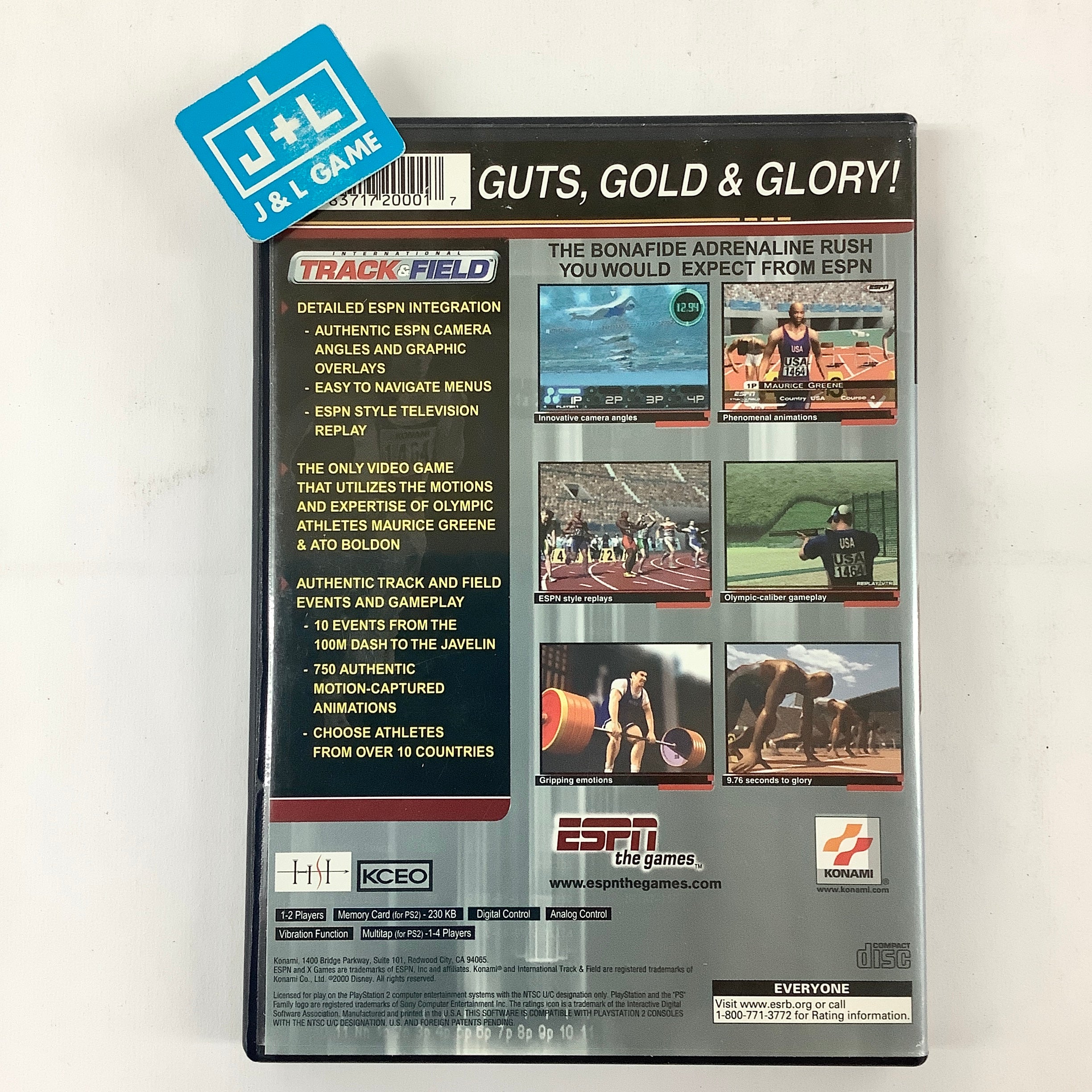 ESPN International Track & Field - (PS2) PlayStation 2 [Pre-Owned] Video Games Konami   