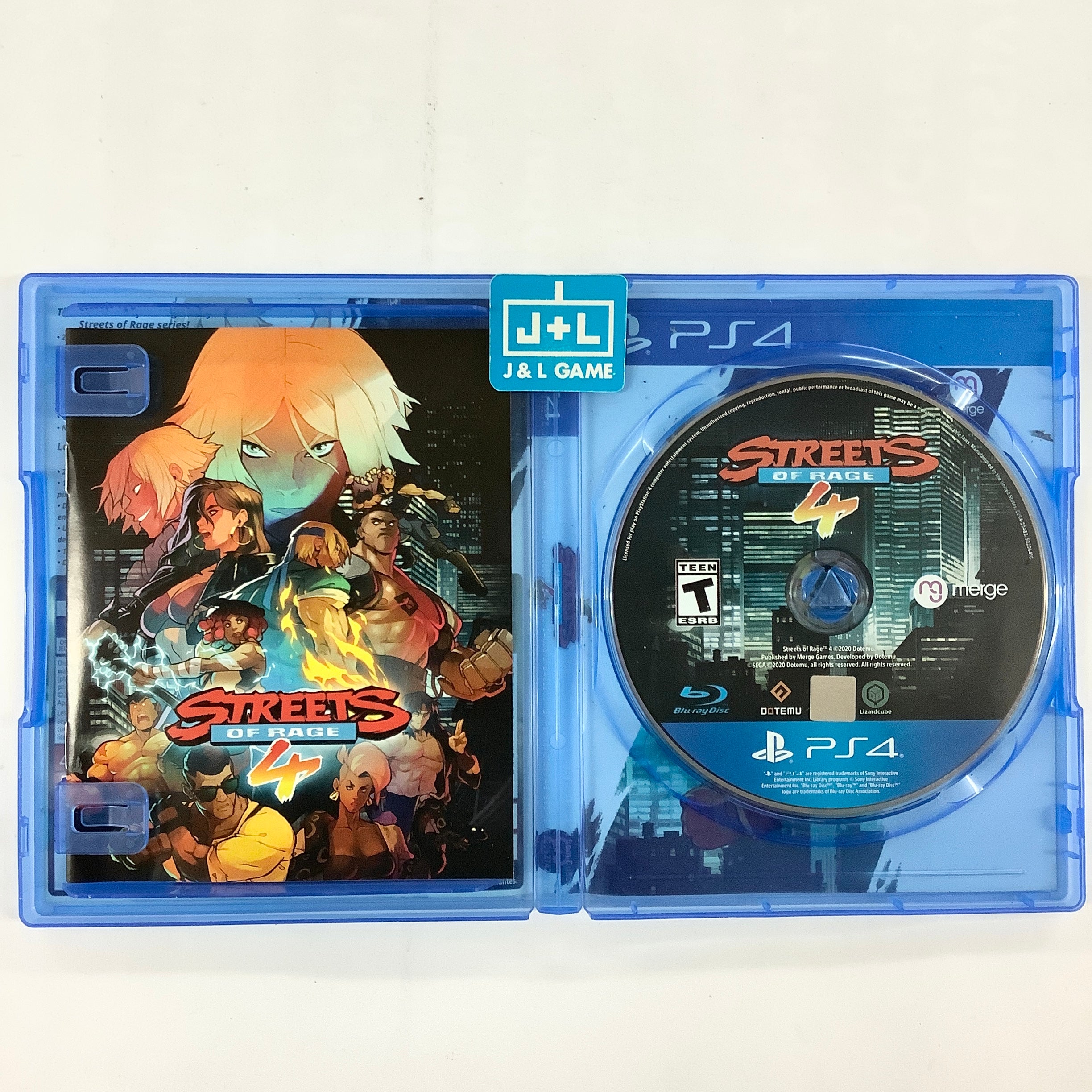Streets of Rage 4 - (PS4) PlayStation 4 [Pre-Owned] Video Games Merge Games   