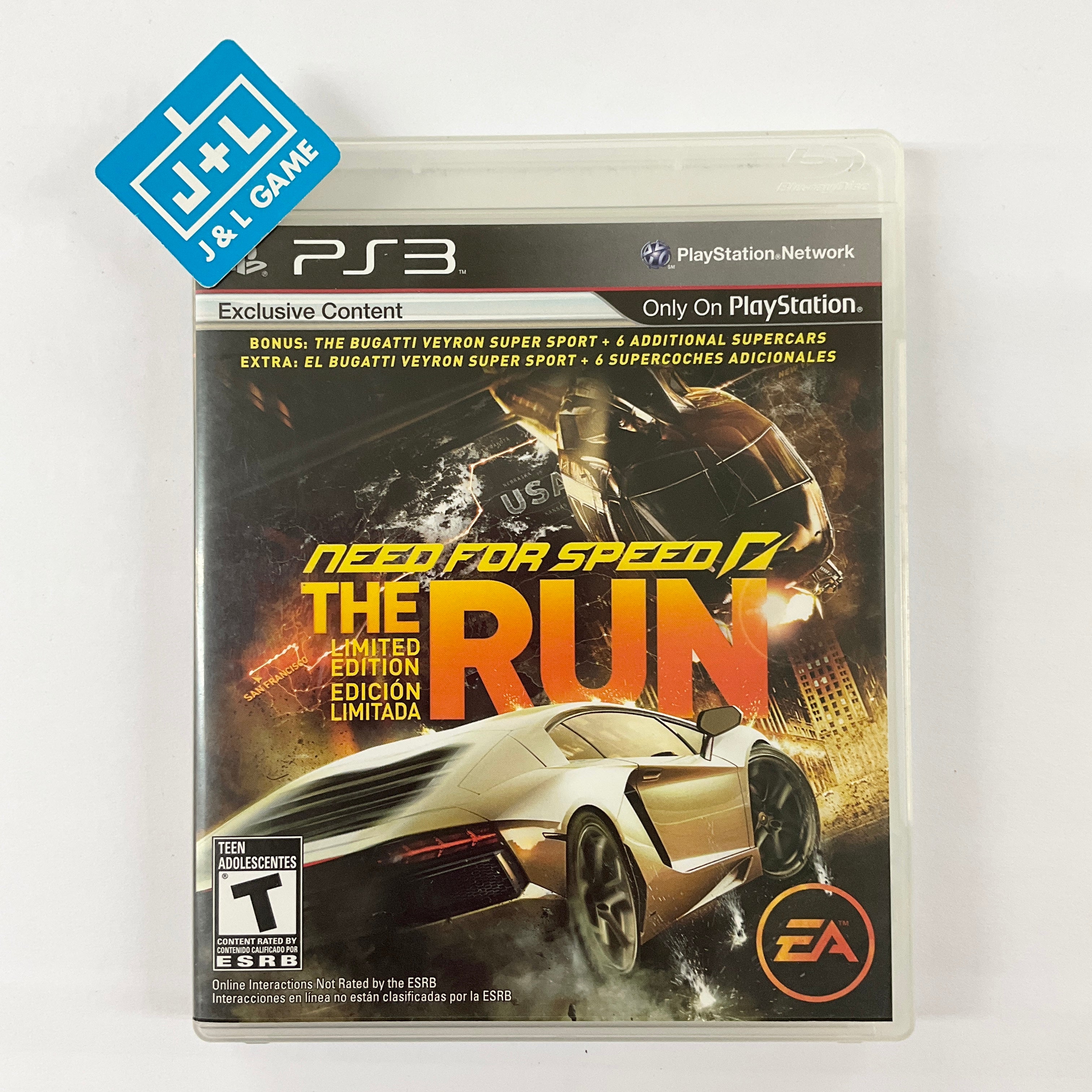 Need for Speed: The Run - (PS3) Playstation 3 [Pre-Owned] Video Games Electronic Arts   