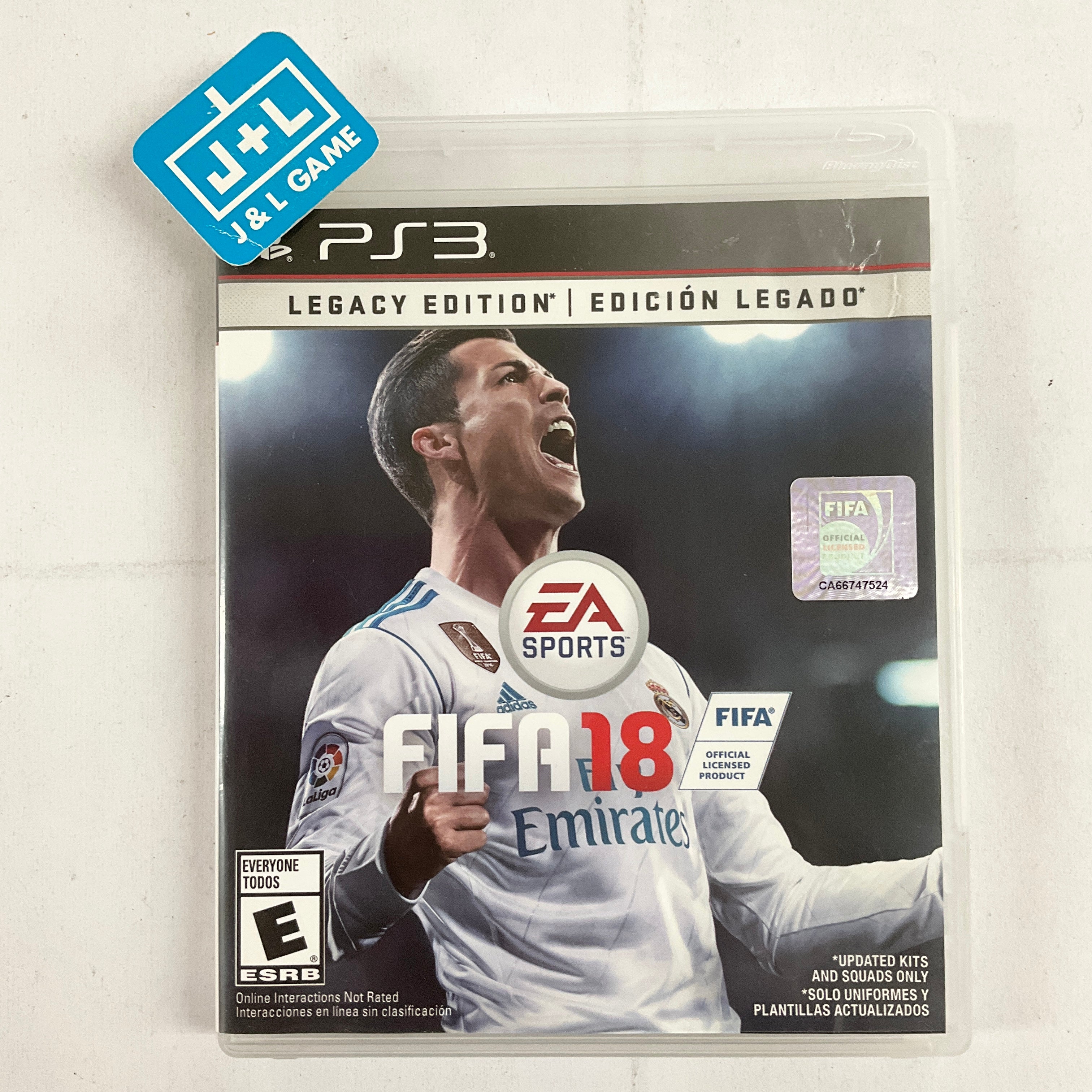 FIFA 18: Legacy Edition - (PS3) PlayStation 3 [Pre-Owned] Video Games Electronic Arts   
