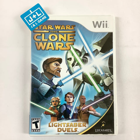 Star Wars The Clone Wars: Lightsaber Duels - Nintendo Wii [Pre-Owned] Video Games LucasArts   