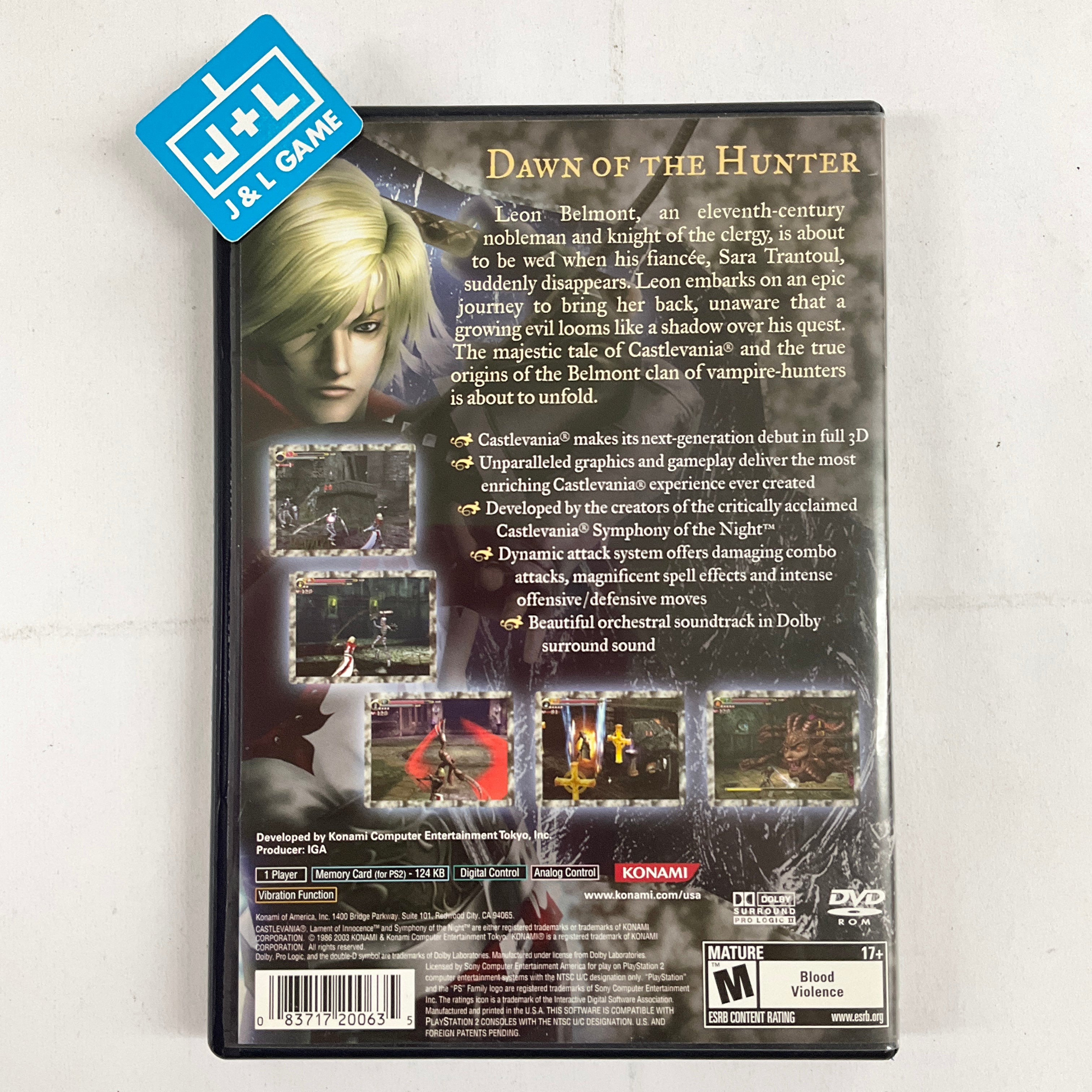 Castlevania: Lament of Innocence - (PS2) PlayStation 2 [Pre-Owned] Video Games Konami   
