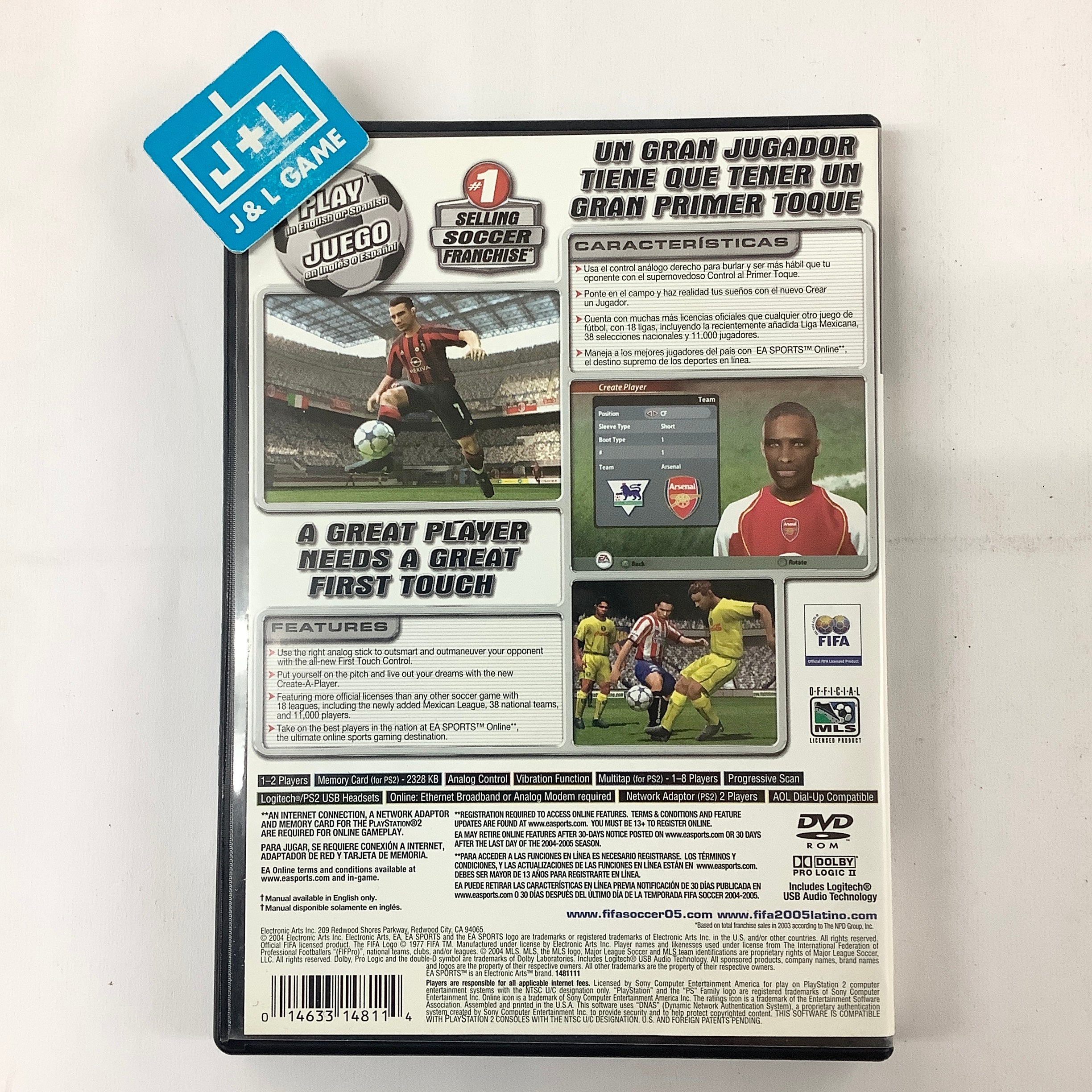 FIFA Soccer 2005 - (PS2) PlayStation 2 [Pre-Owned] Video Games EA Sports   