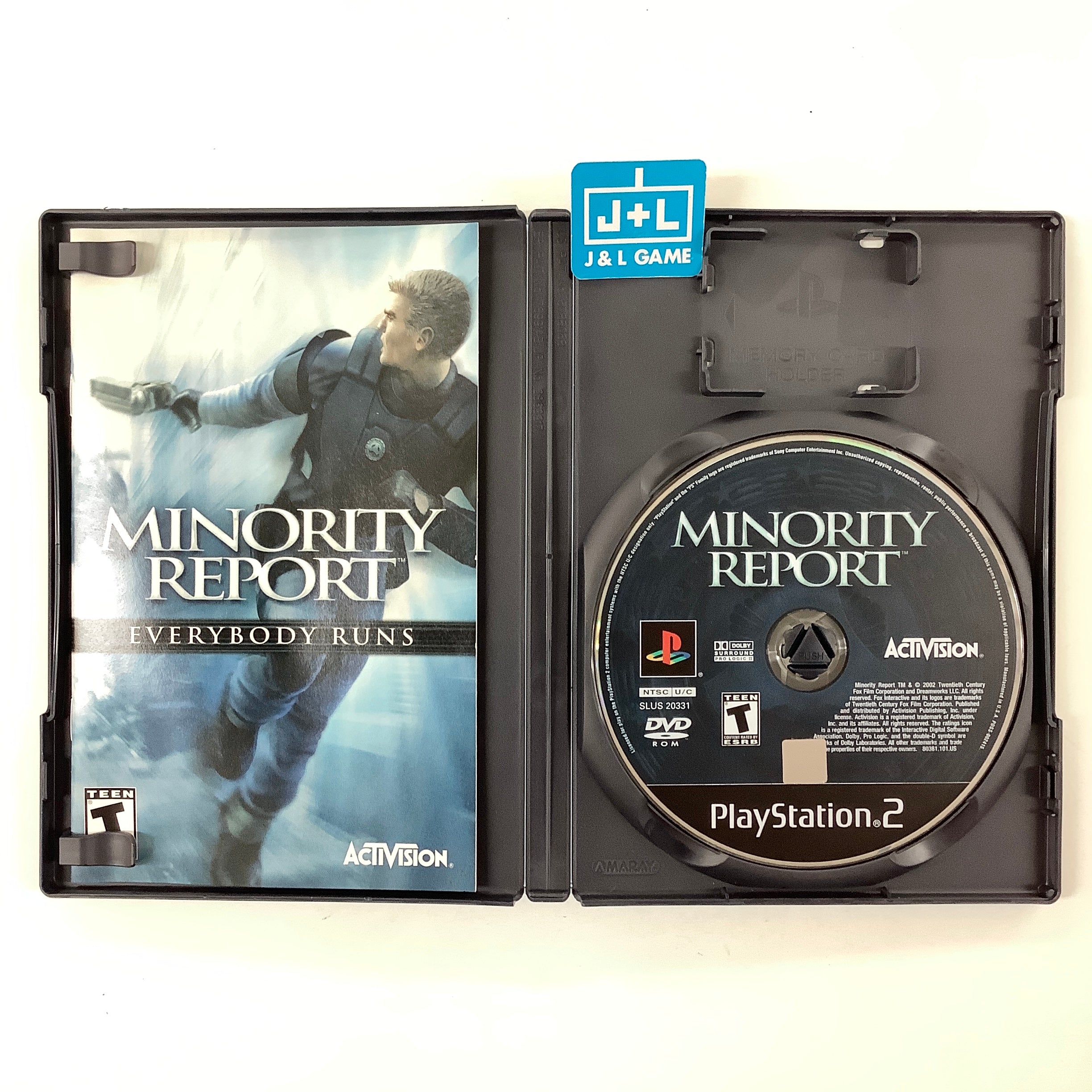 Minority Report: Everybody Runs - (PS2) PlayStation 2 [Pre-Owned] Video Games Activision   