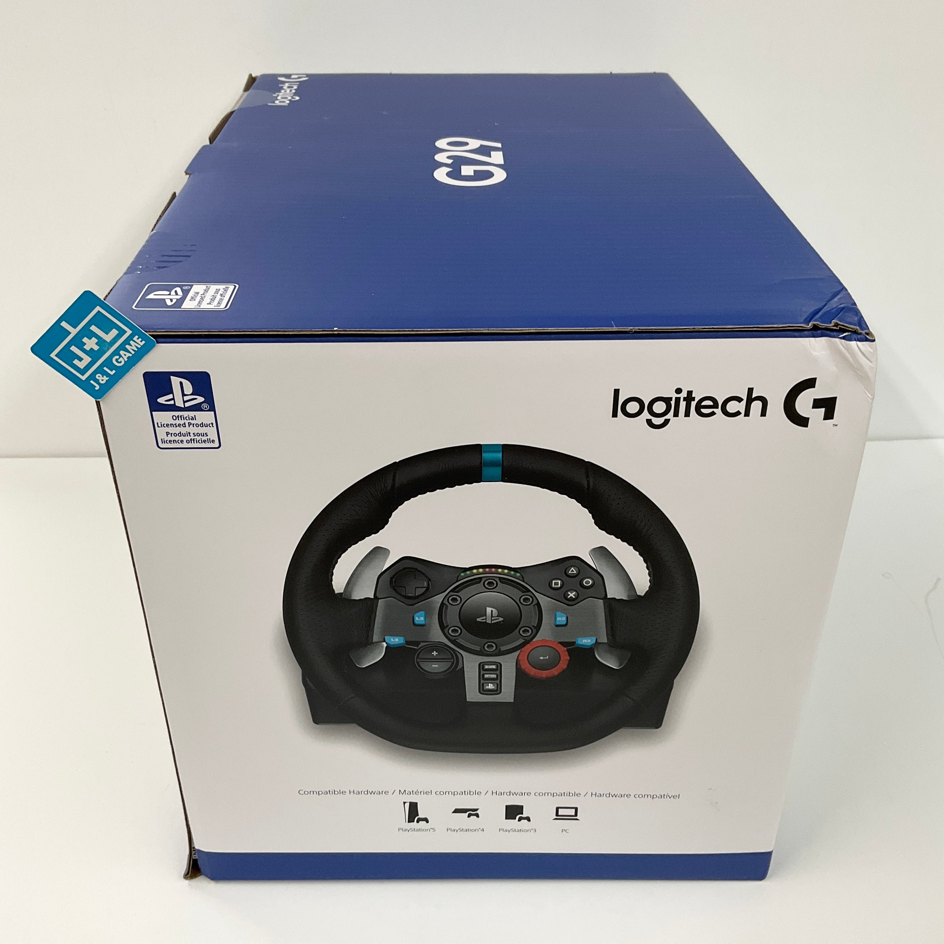 Logitech G29 Driving Force Racing Wheel with Pedals - (PS5) PlayStation 5 Accessories Logitech   