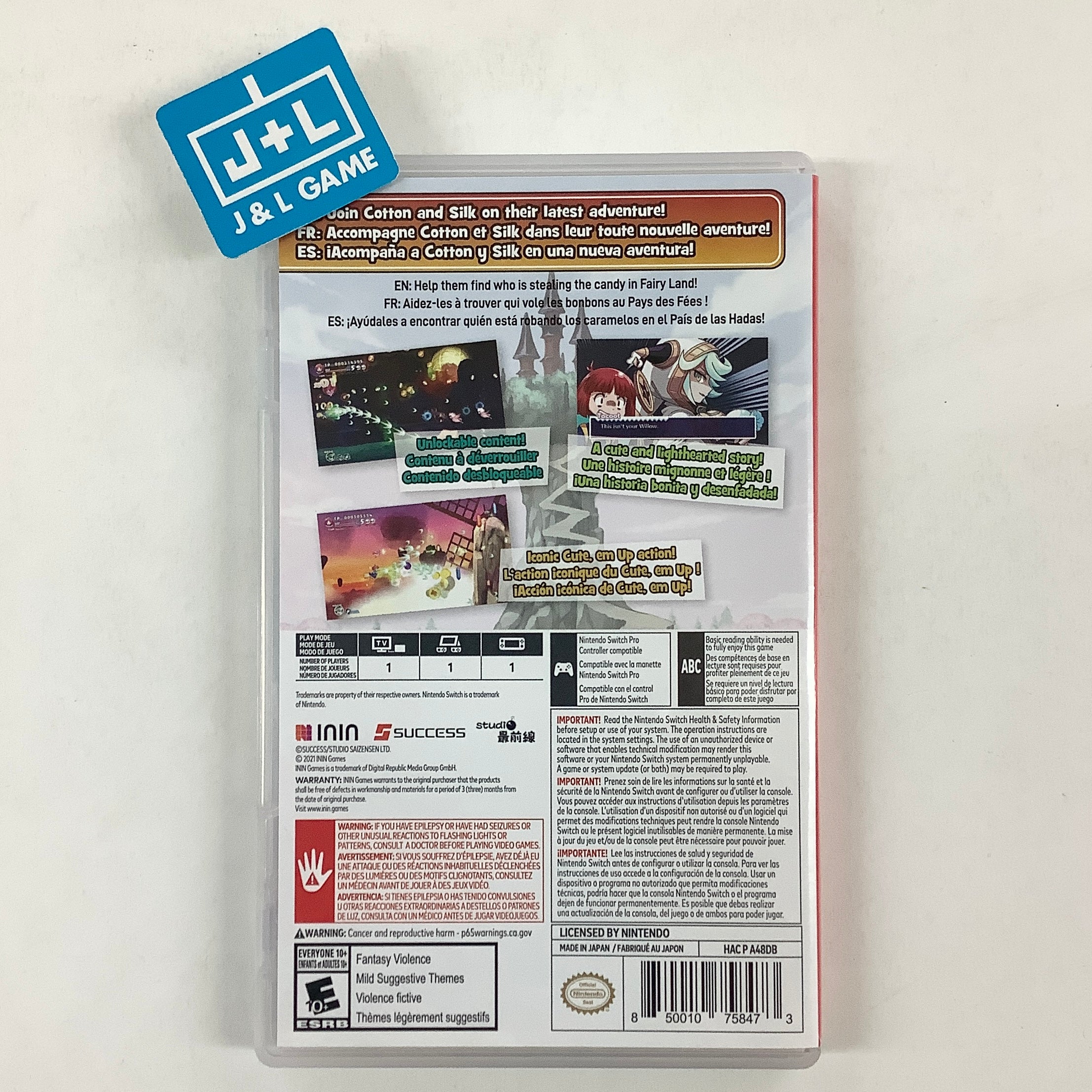 Cotton Fantasy - (NSW) Nintendo Switch [UNBOXING] Video Games ININ   
