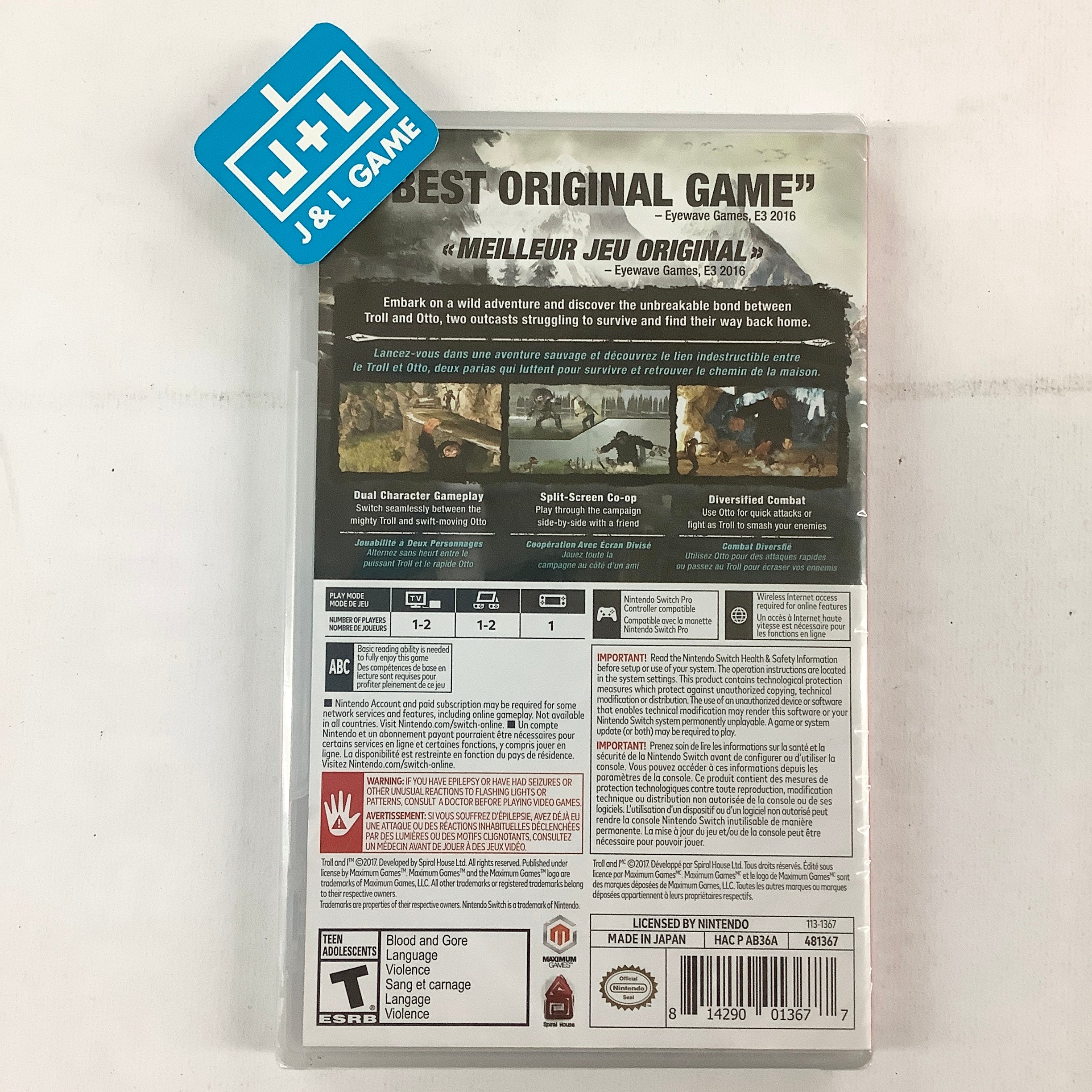 Troll and I - (NSW) Nintendo Switch Video Games Maximum Games   