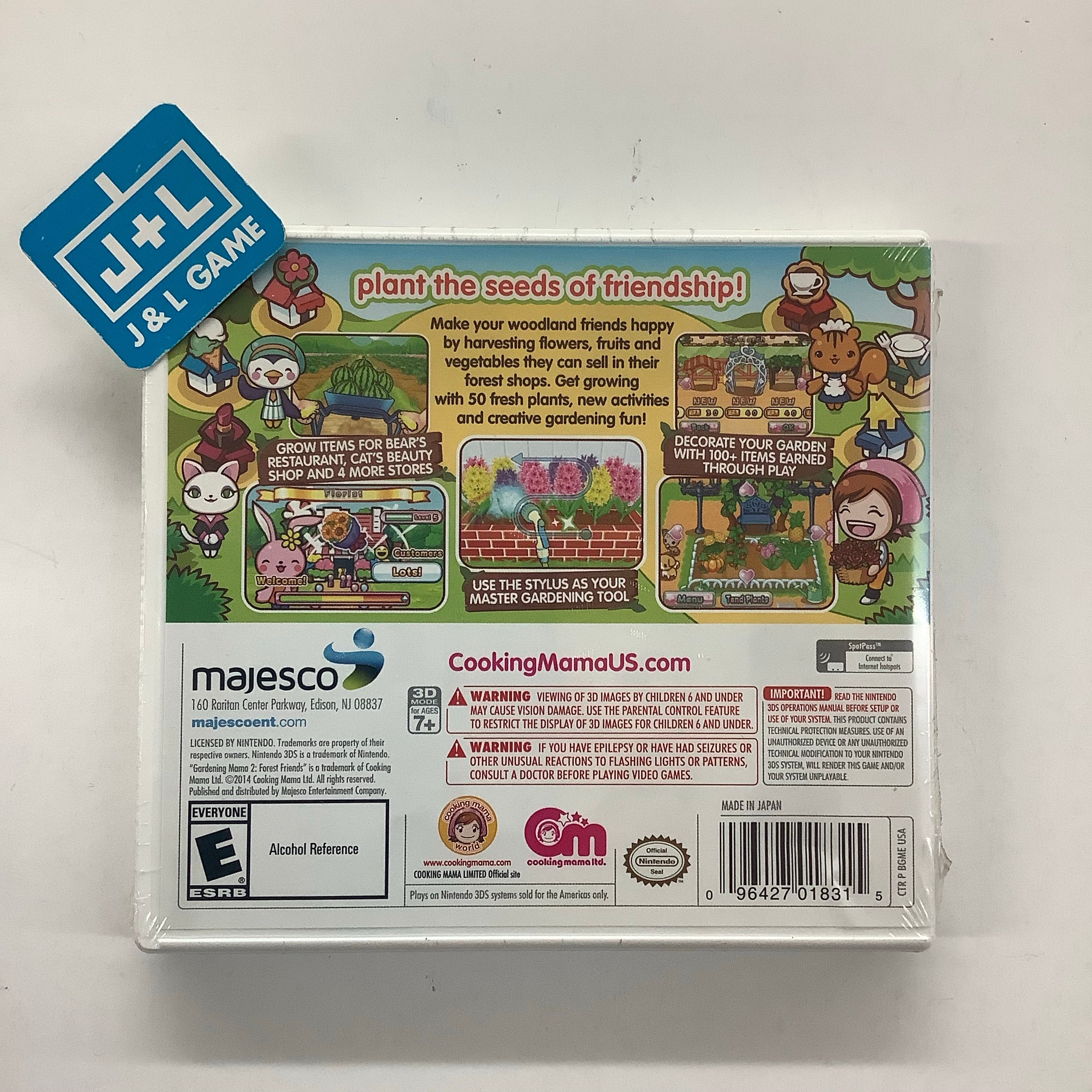 Gardening Mama 2: Forest Friends - Nintendo 3DS Video Games Majesco   