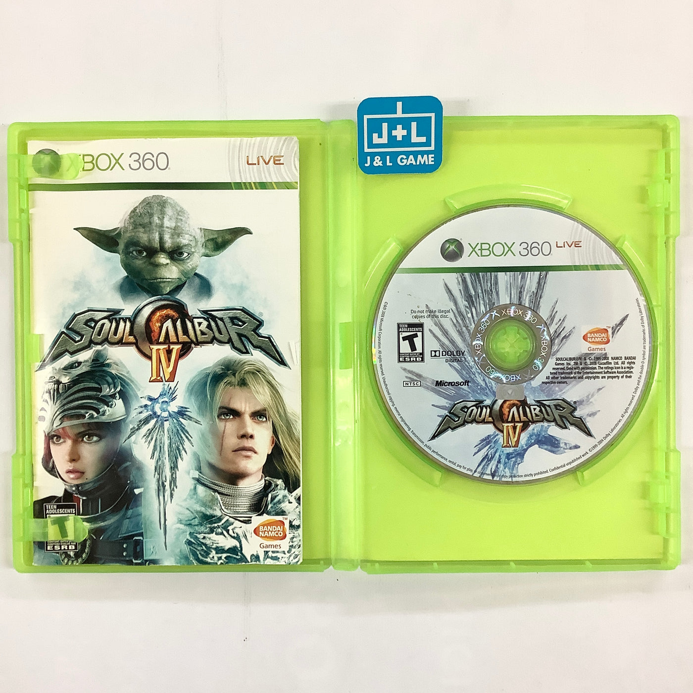 Soul Calibur IV - Xbox 360 [Pre-Owned] Video Games Namco Bandai Games   