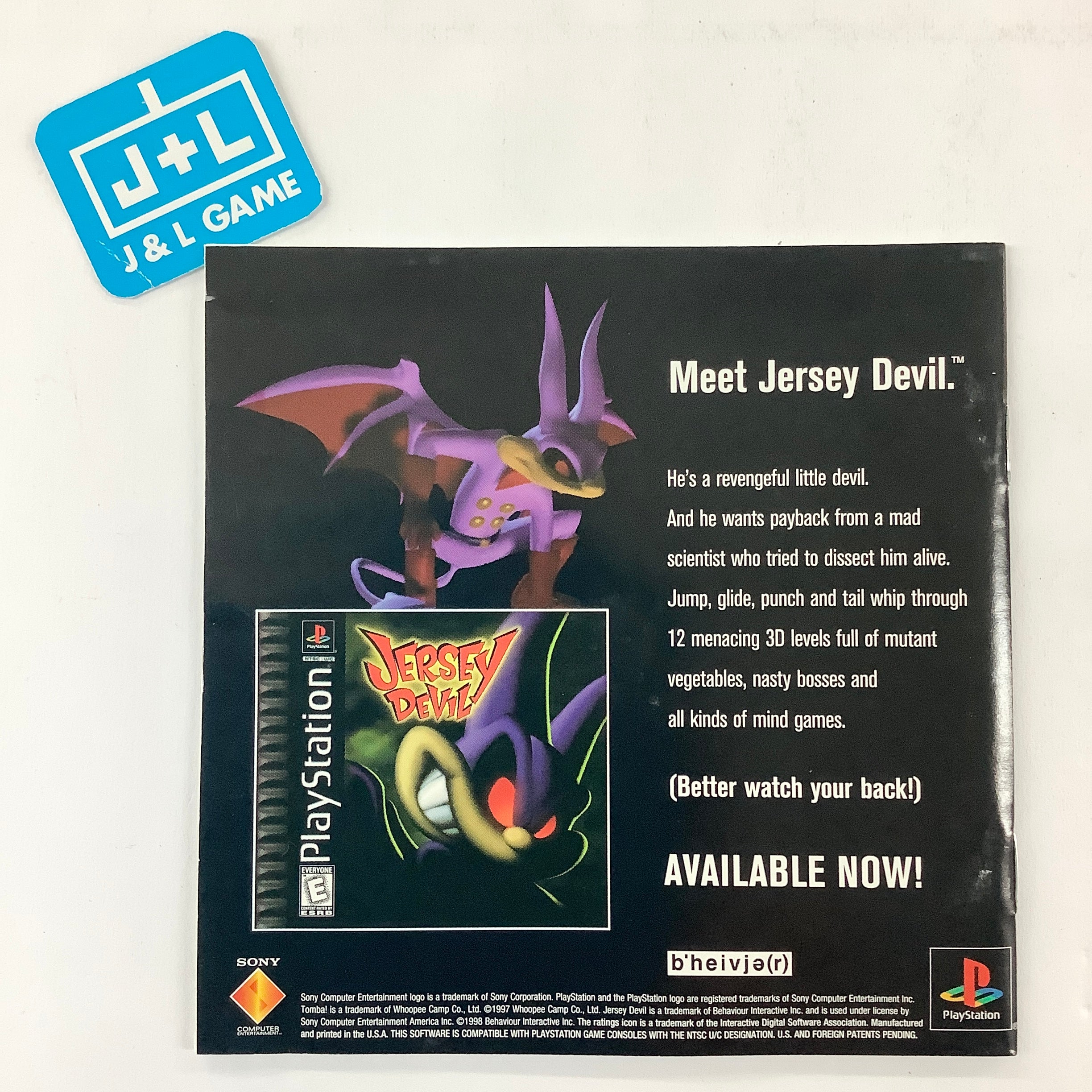 Tomba! - (PS1) PlayStation 1 [Pre-Owned] Video Games SCEA   