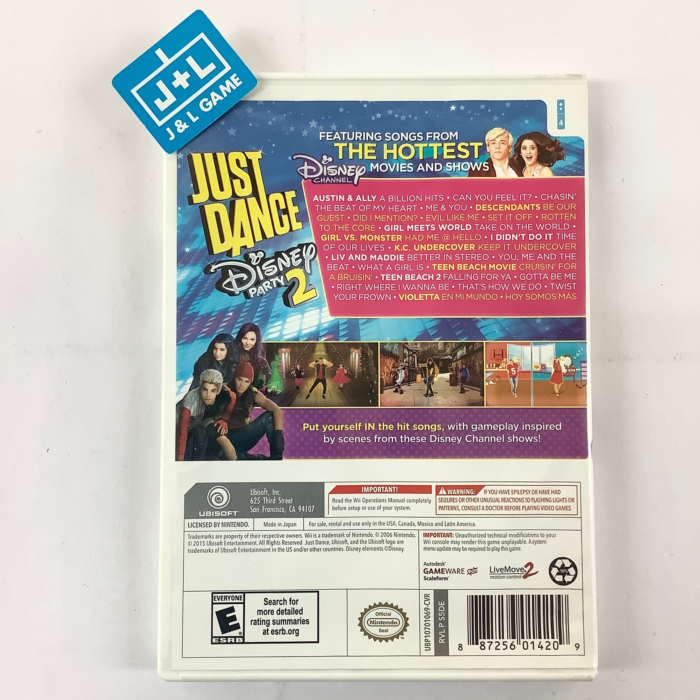 Just Dance: Disney Party 2 - Nintendo Wii [Pre-Owned] Video Games Ubisoft   